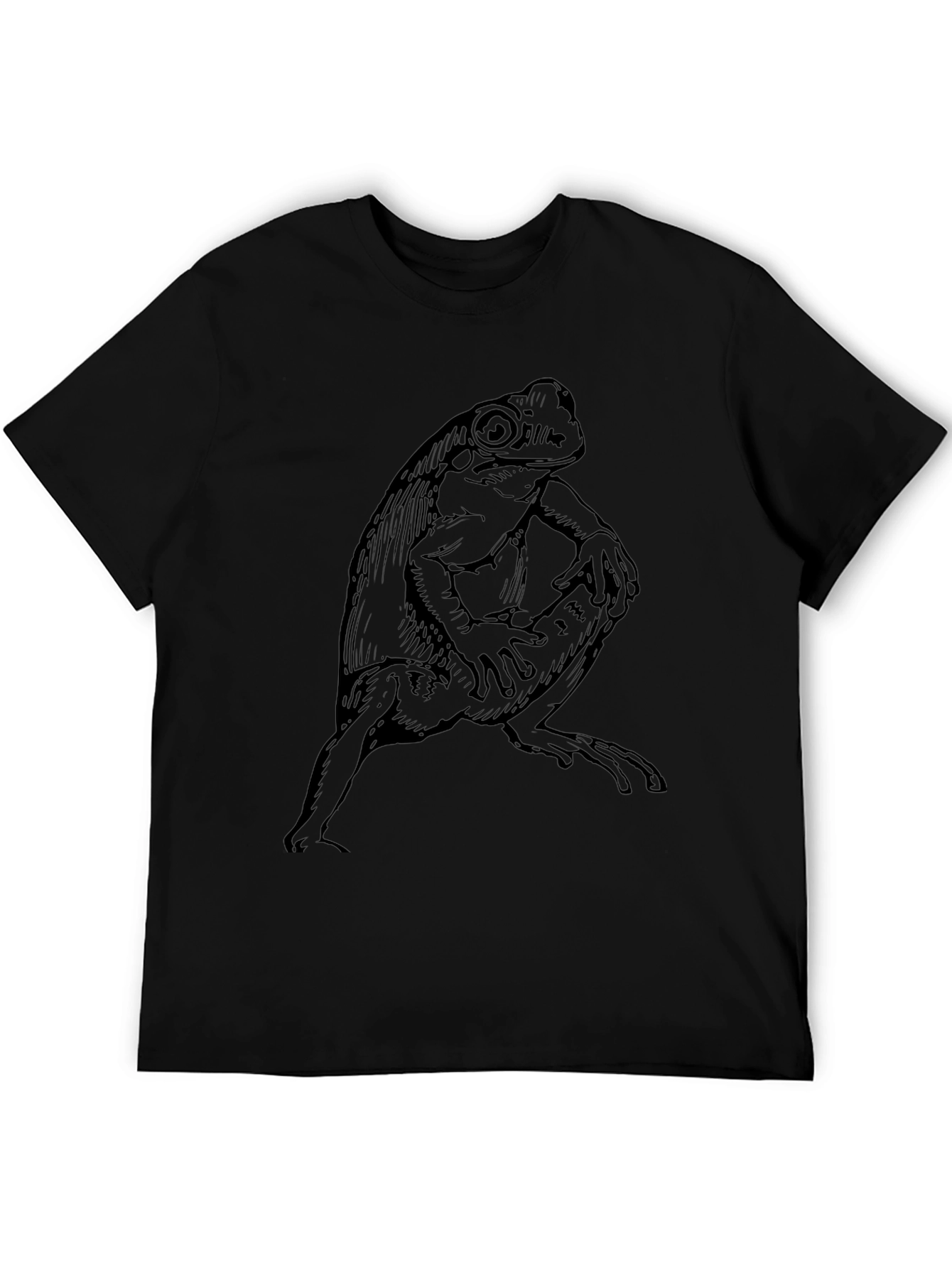 Frog Graphic Tee - Mens Black T-Shirt