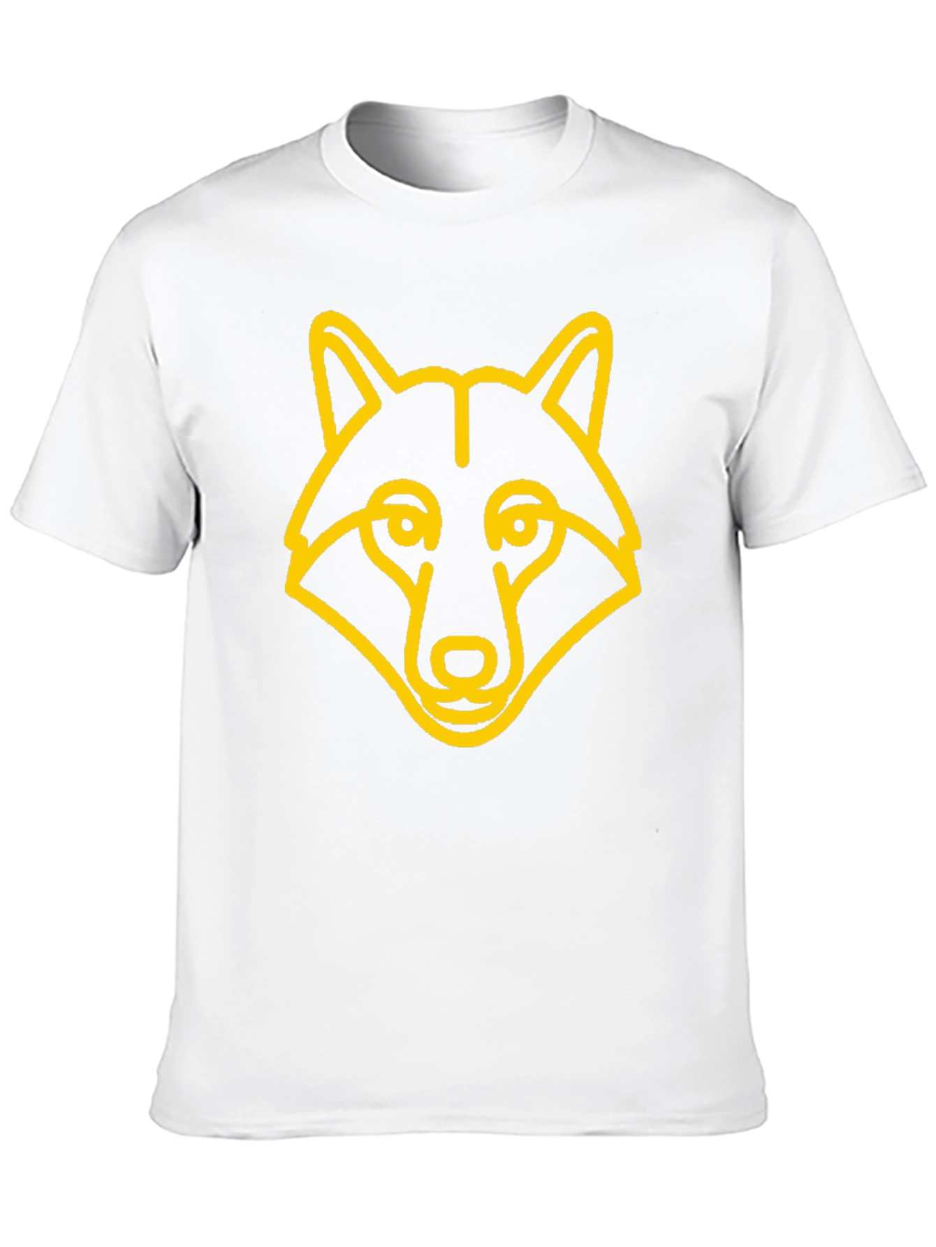 Wolf Graphic Tee - Modern Minimalist Design