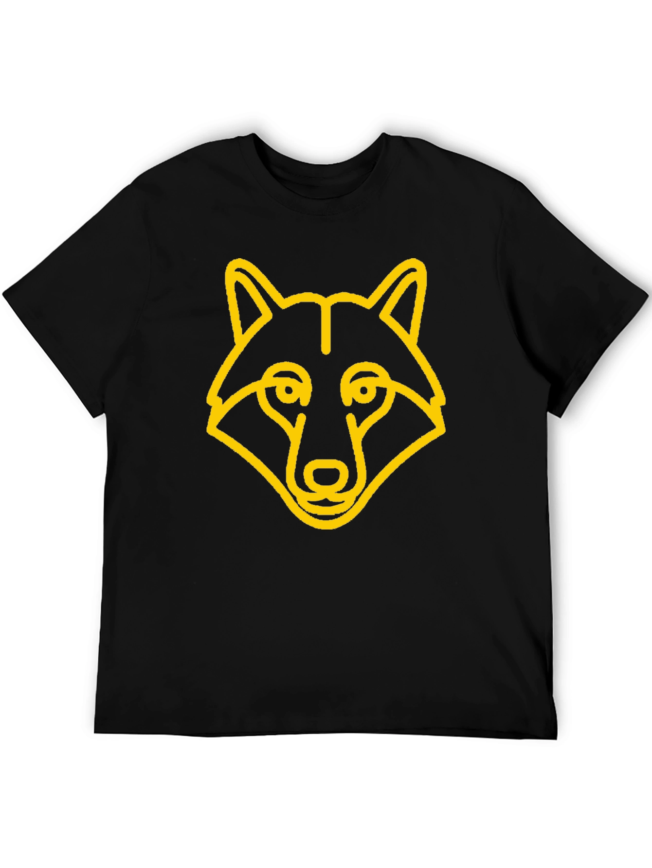 Wolf Graphic Tee - Modern Minimalist Design