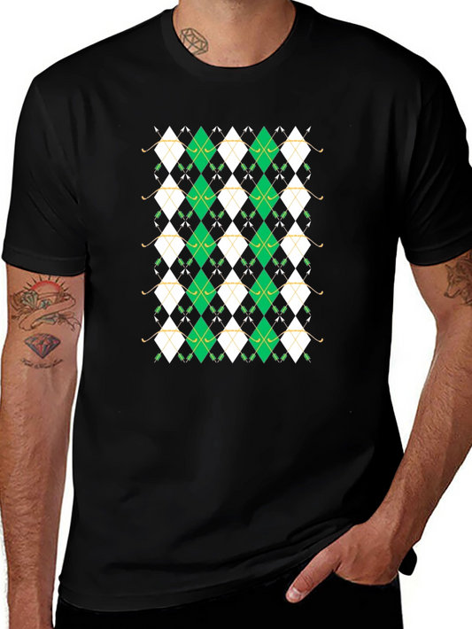 Golf Argyle Pattern T-Shirt