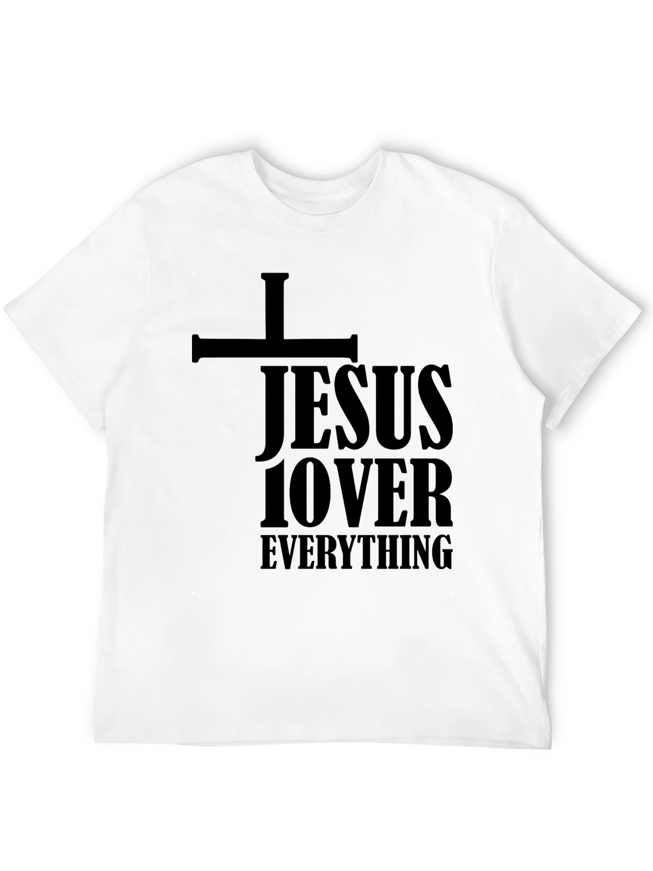 Jesus Lover Everything Graphic Tee - Black T-Shirt