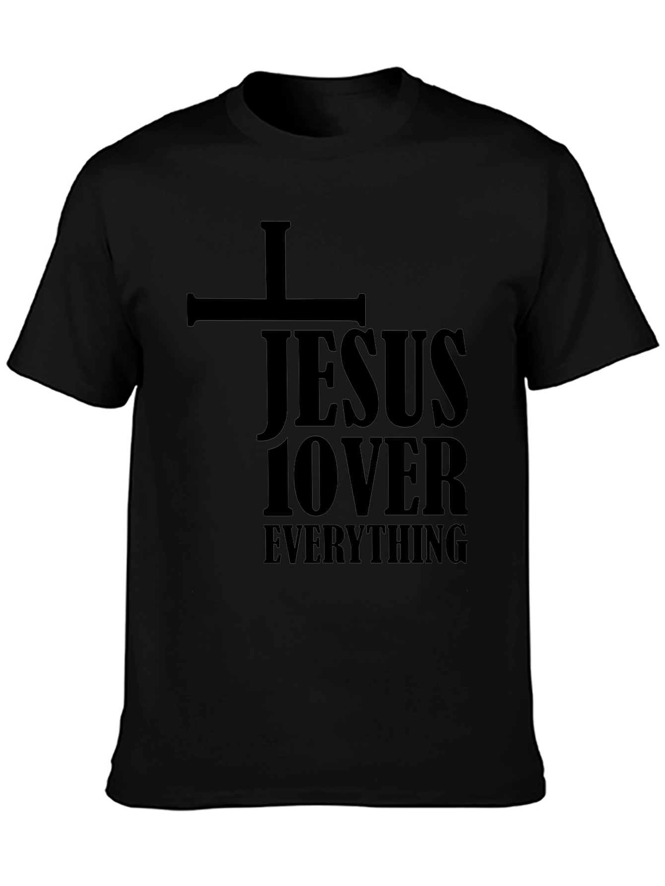 Jesus Lover Everything Graphic Tee - Black T-Shirt