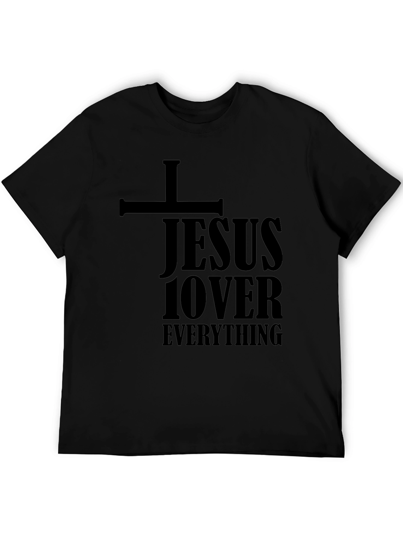 Jesus Lover Everything Graphic Tee - Black T-Shirt