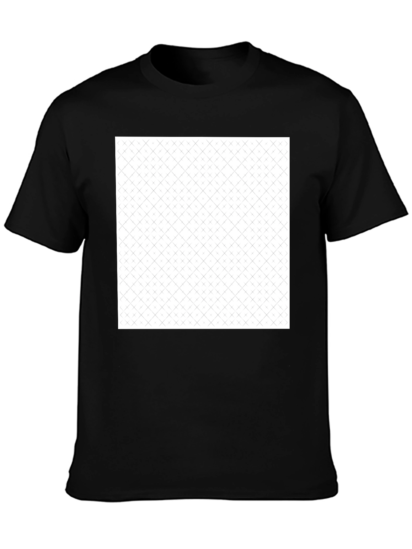 Modern Pattern Tee - Black