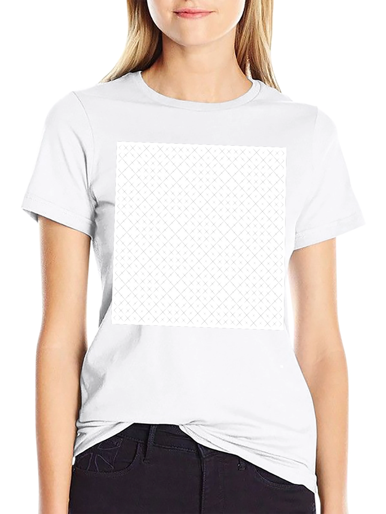 Modern Pattern Tee - Black