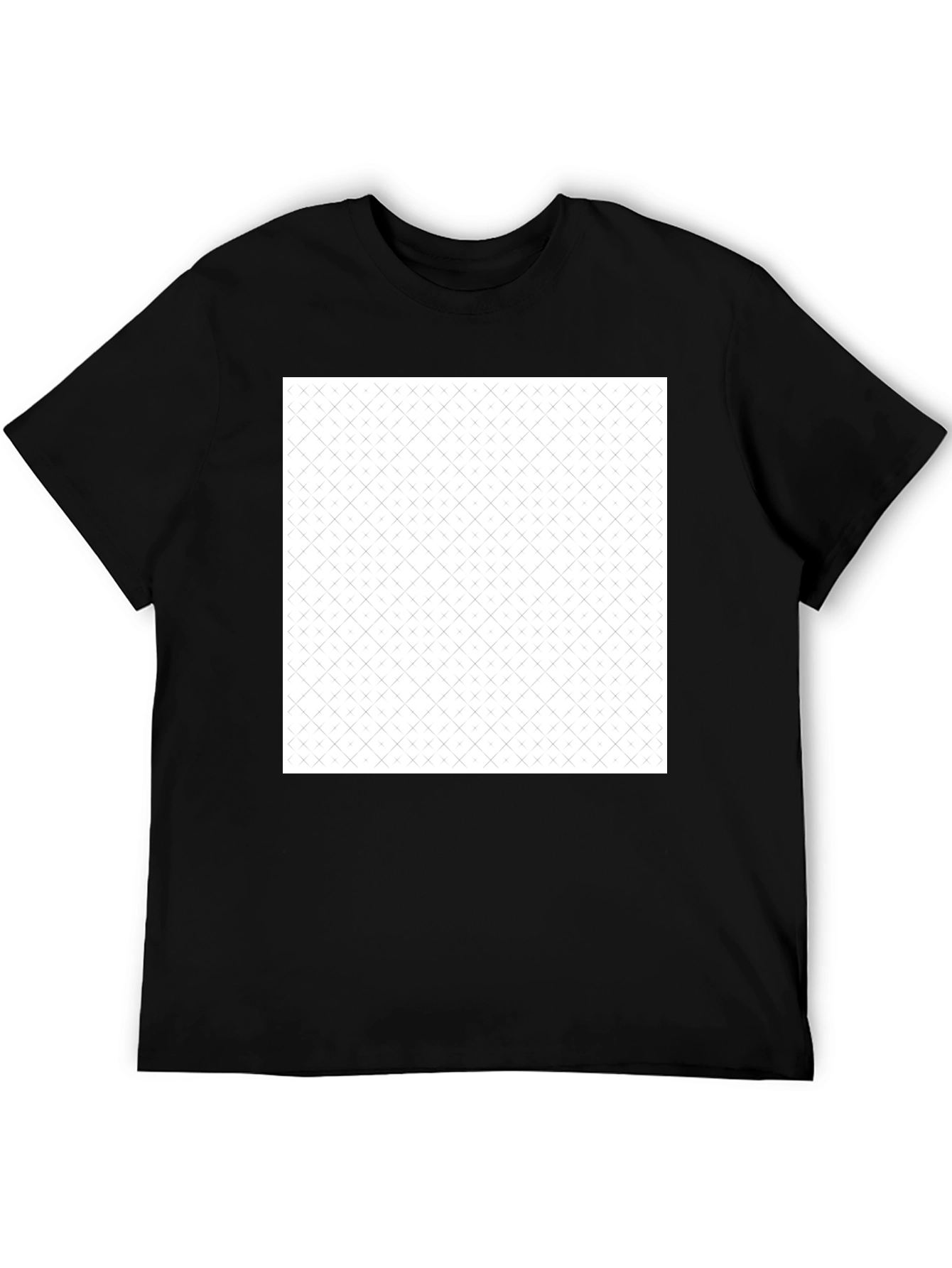 Modern Pattern Tee - Black