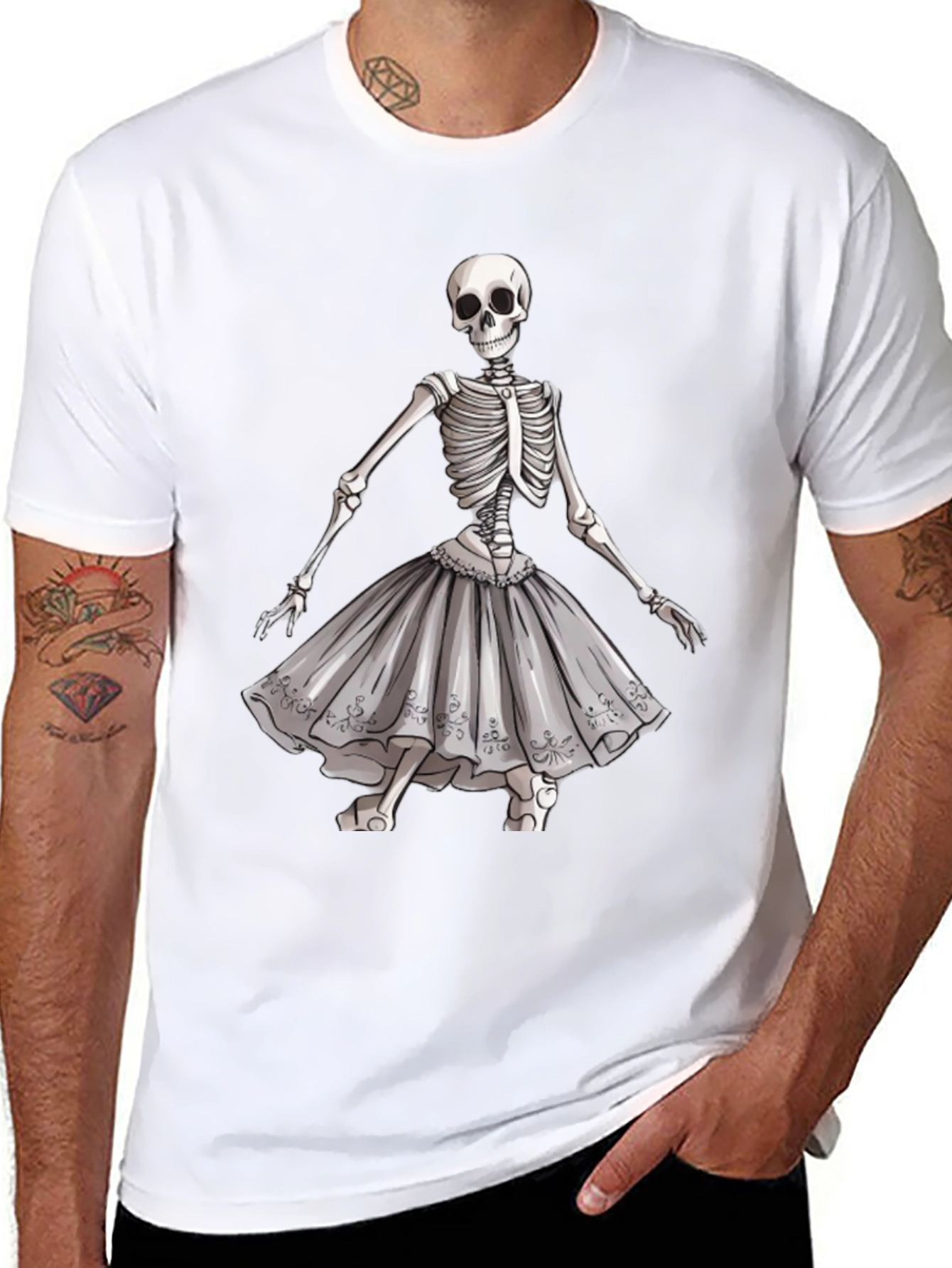 Skeleton Ballerina Graphic Tee