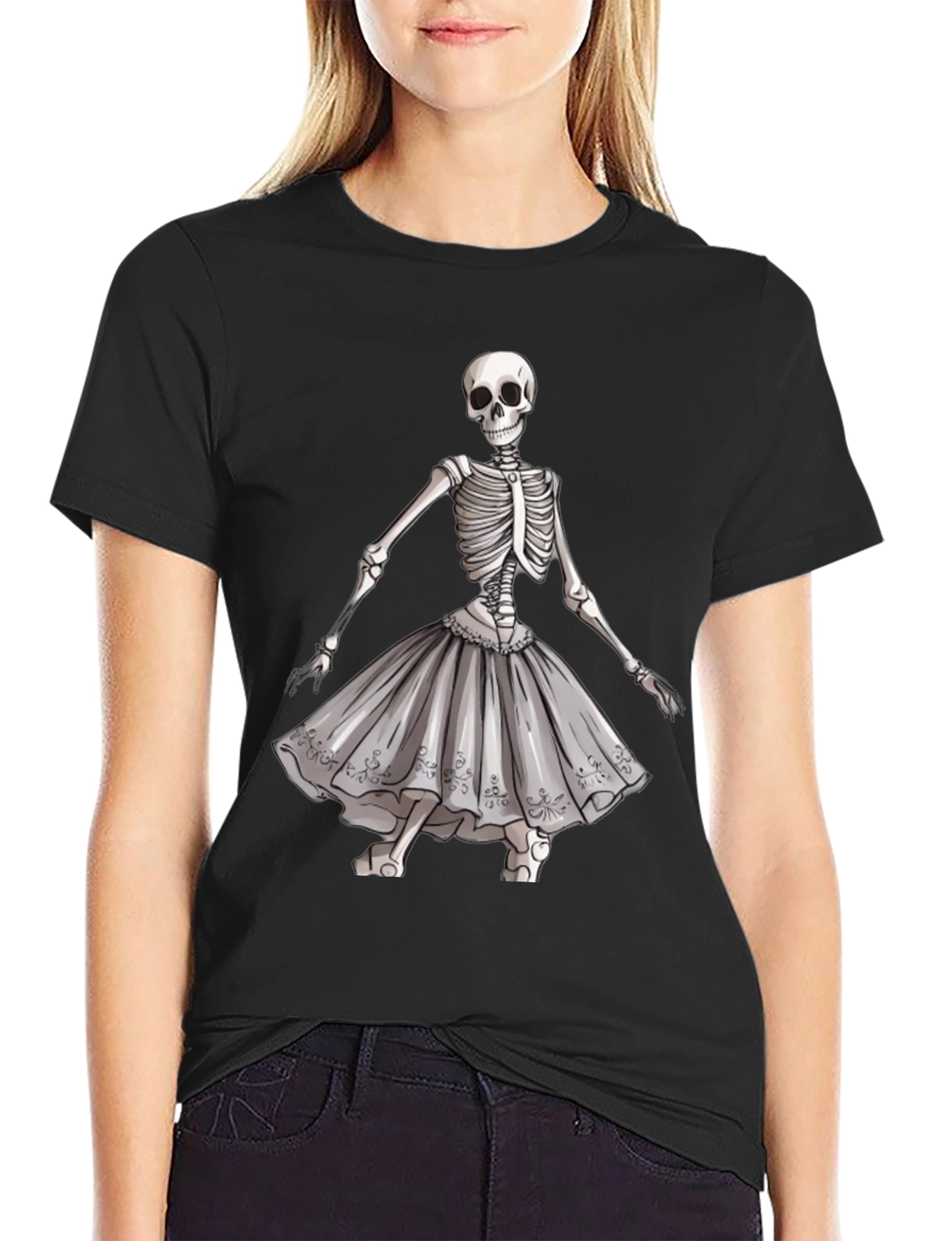 Skeleton Ballerina Graphic Tee