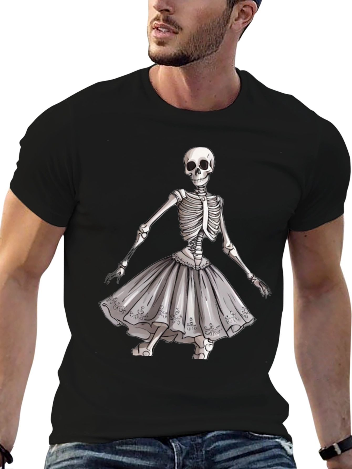 Skeleton Ballerina Graphic Tee