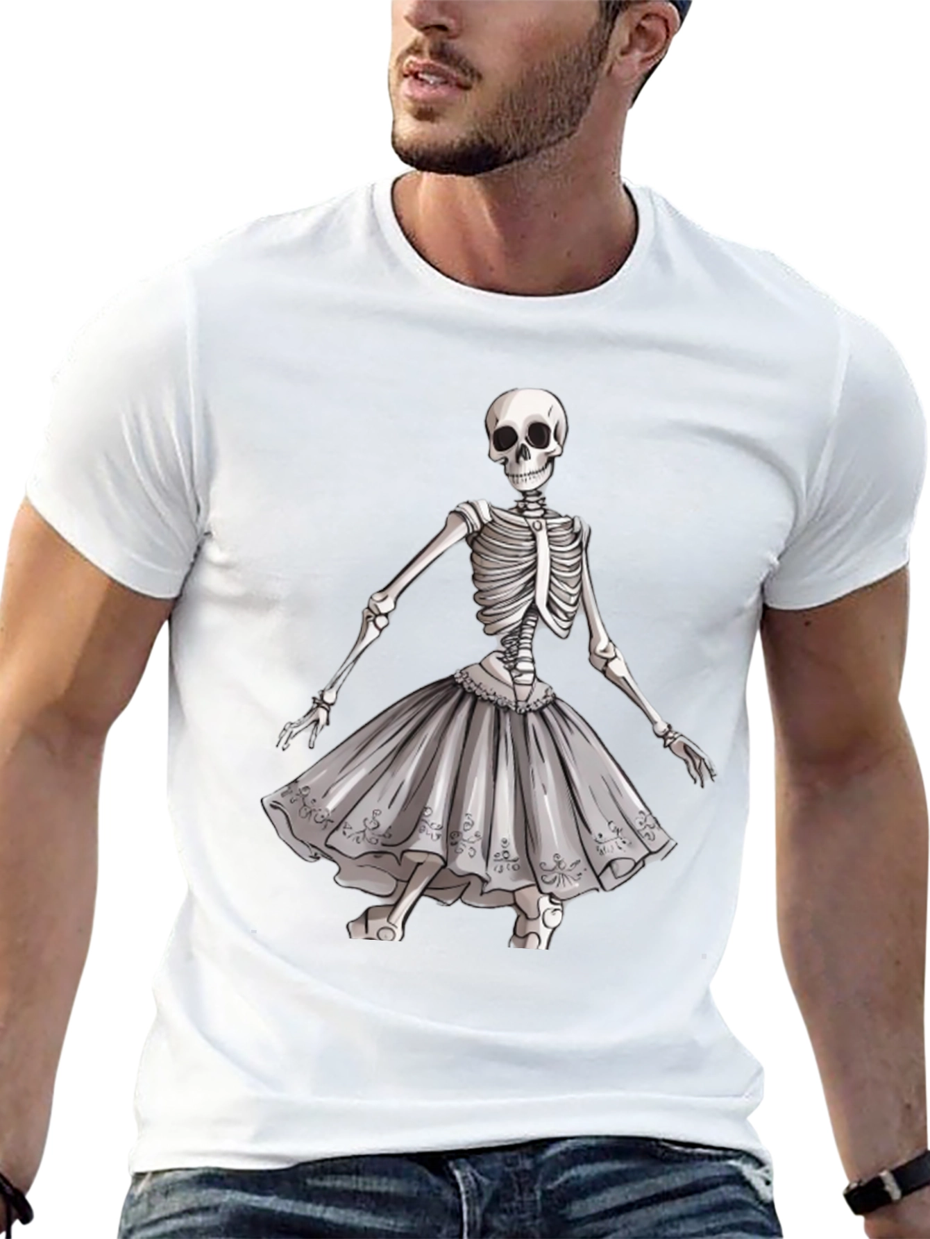 Skeleton Ballerina Graphic Tee