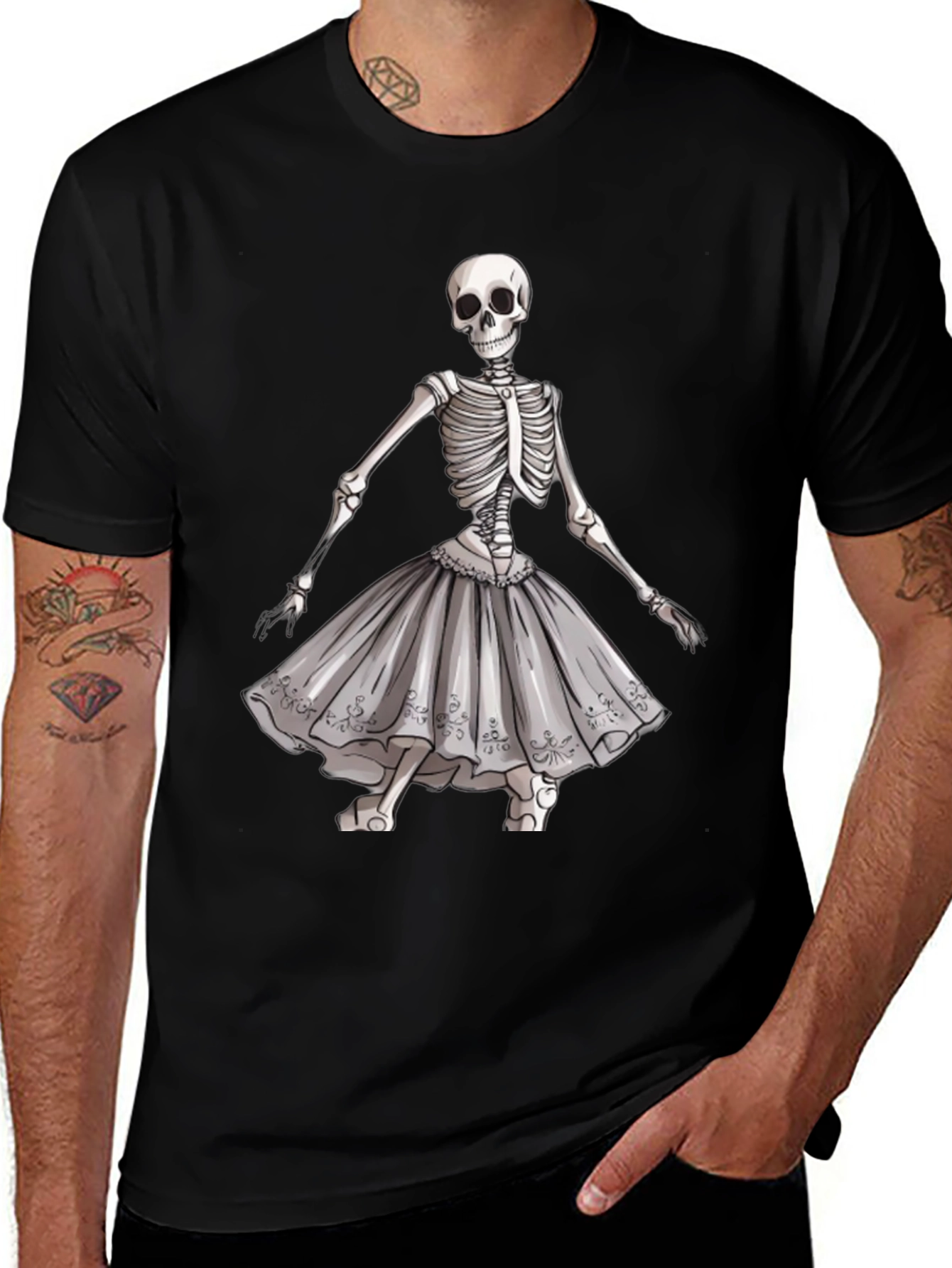 Skeleton Ballerina Graphic Tee