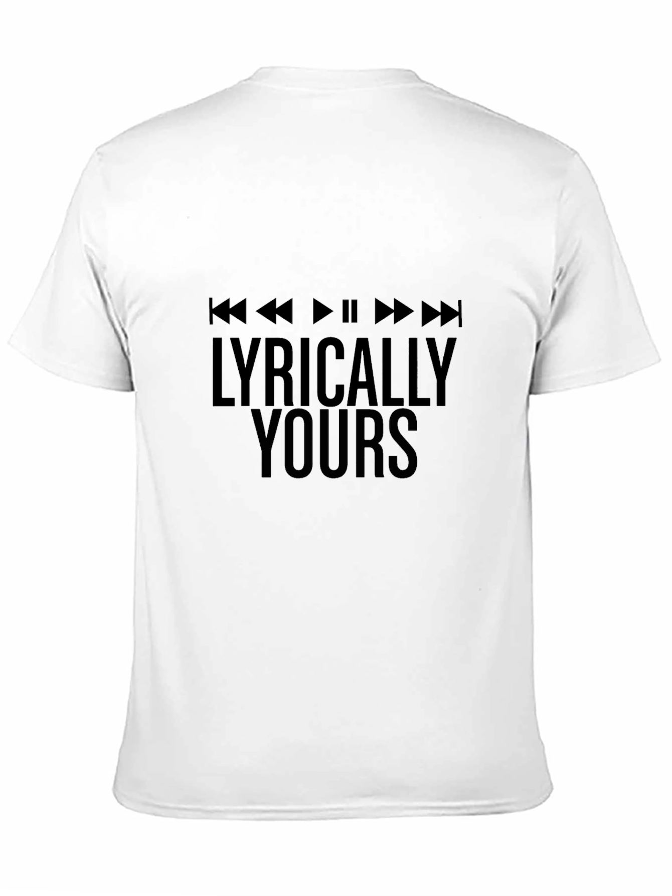 Lyrically Yours Black Graphic Tee