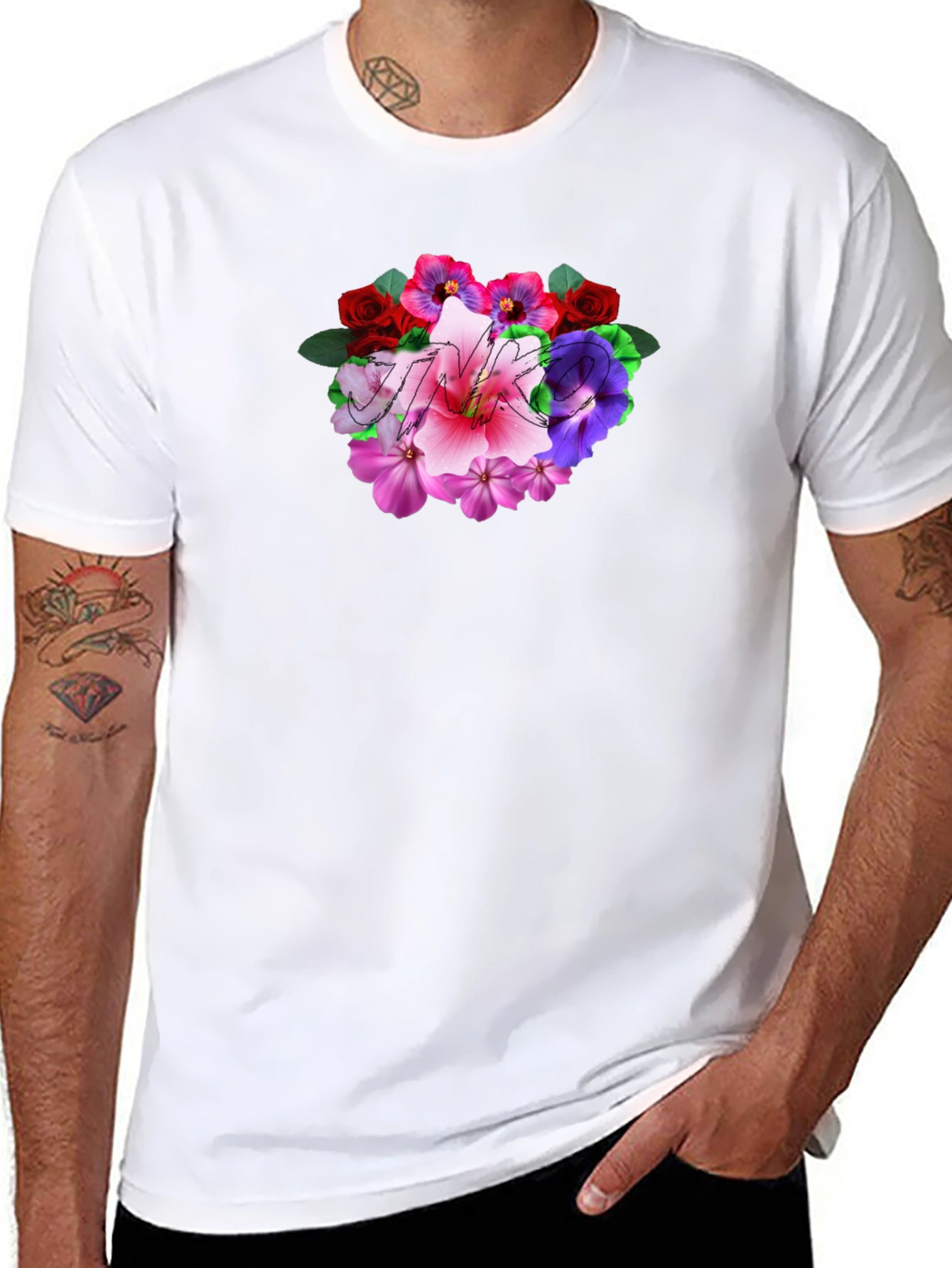 Floral T-Shirt - Stylish and Comfortable