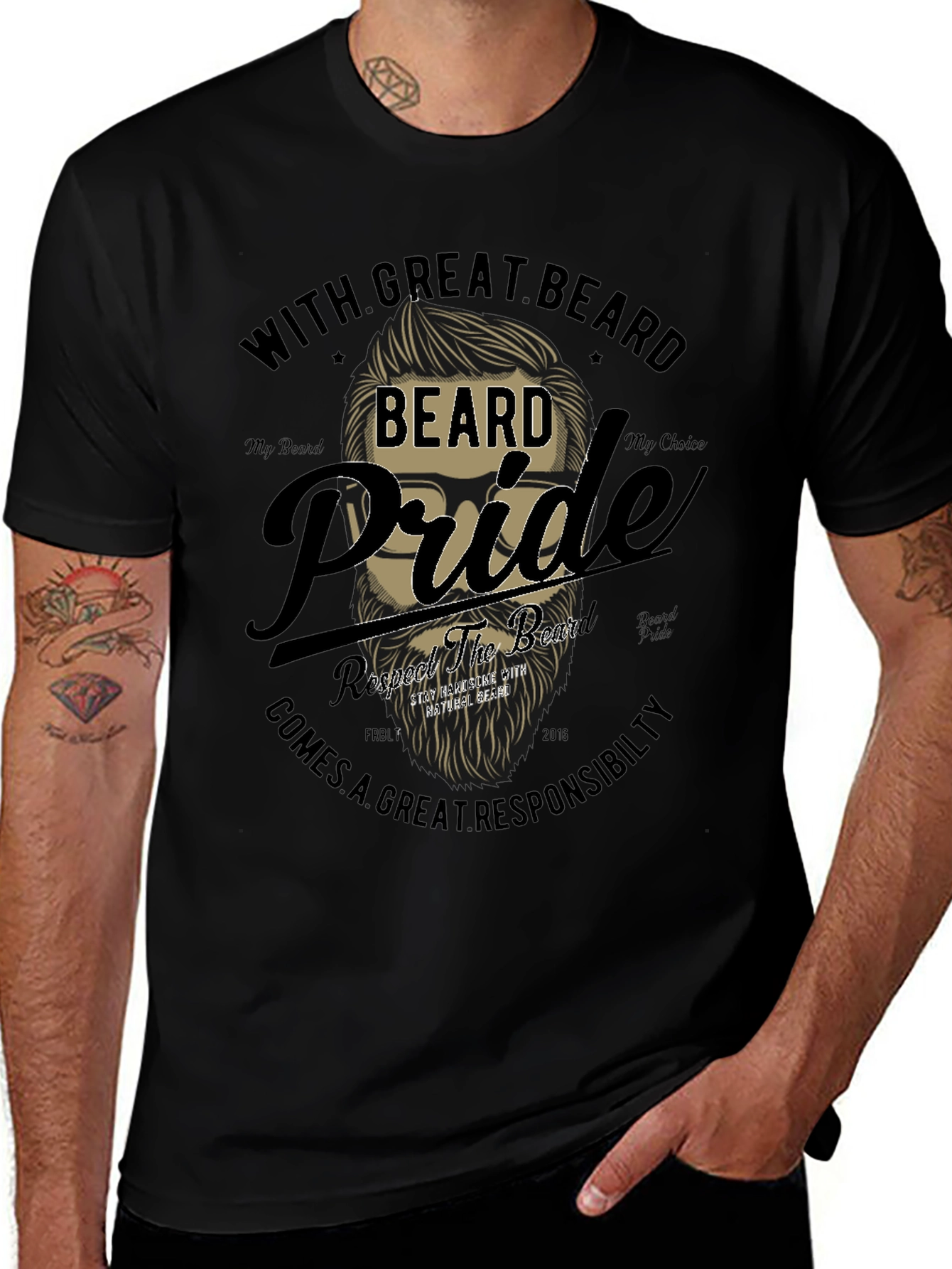 Beard Pride Graphic Tee - Mens