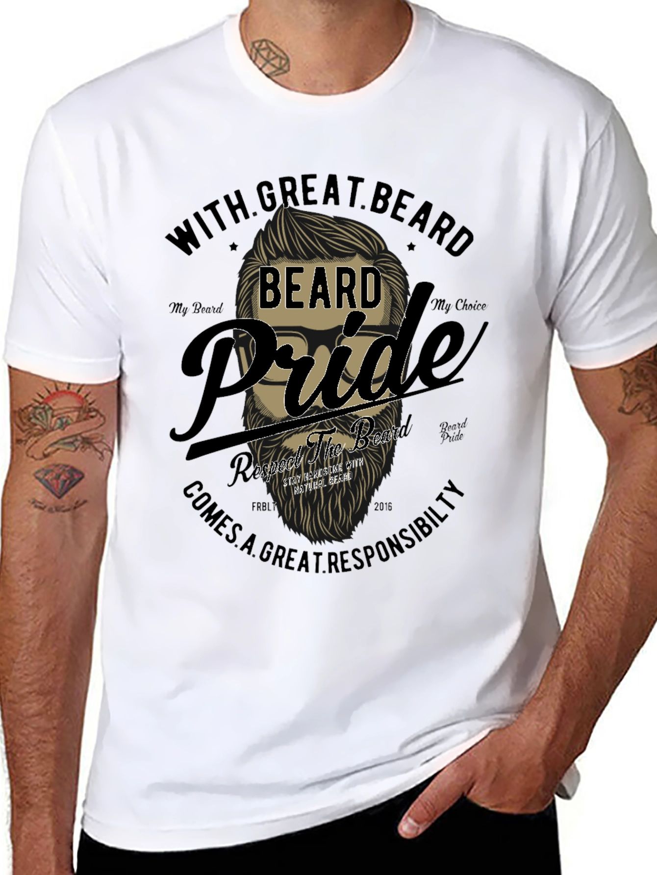 Beard Pride Graphic Tee - Mens
