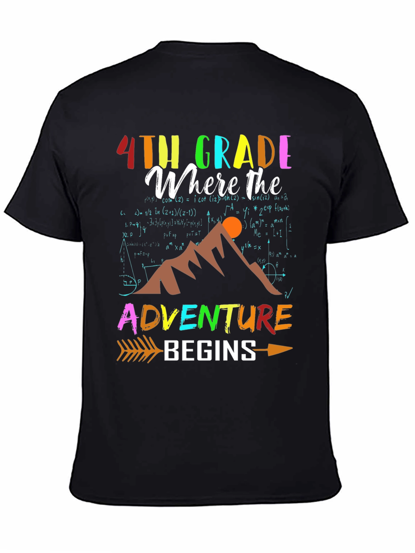 4th Grade Adventure Begins Graphic Tee