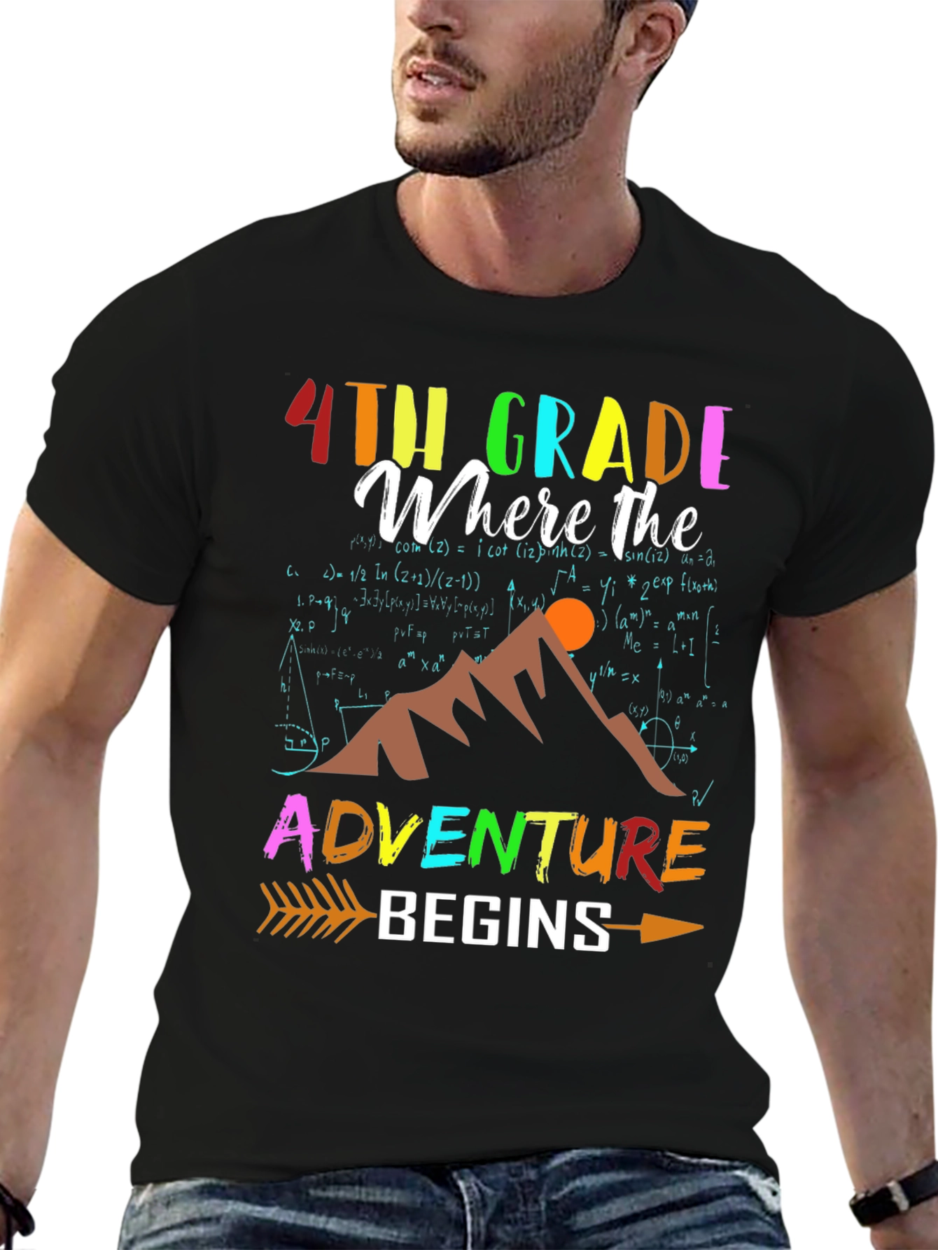 4th Grade Adventure Begins Graphic Tee