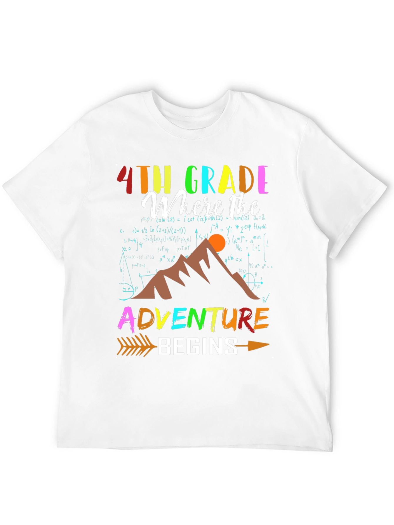 4th Grade Adventure Begins Graphic Tee