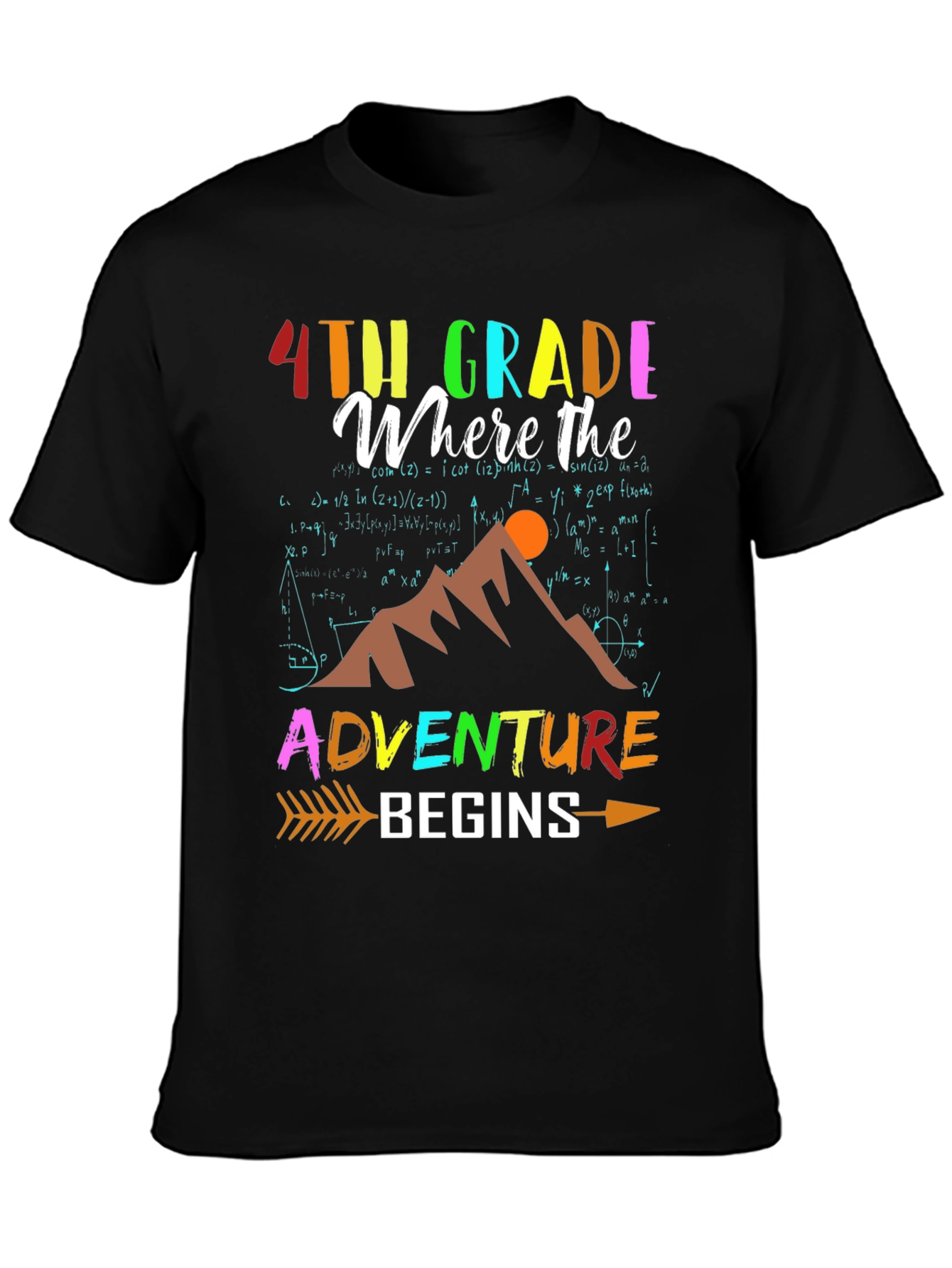 4th Grade Adventure Begins Graphic Tee
