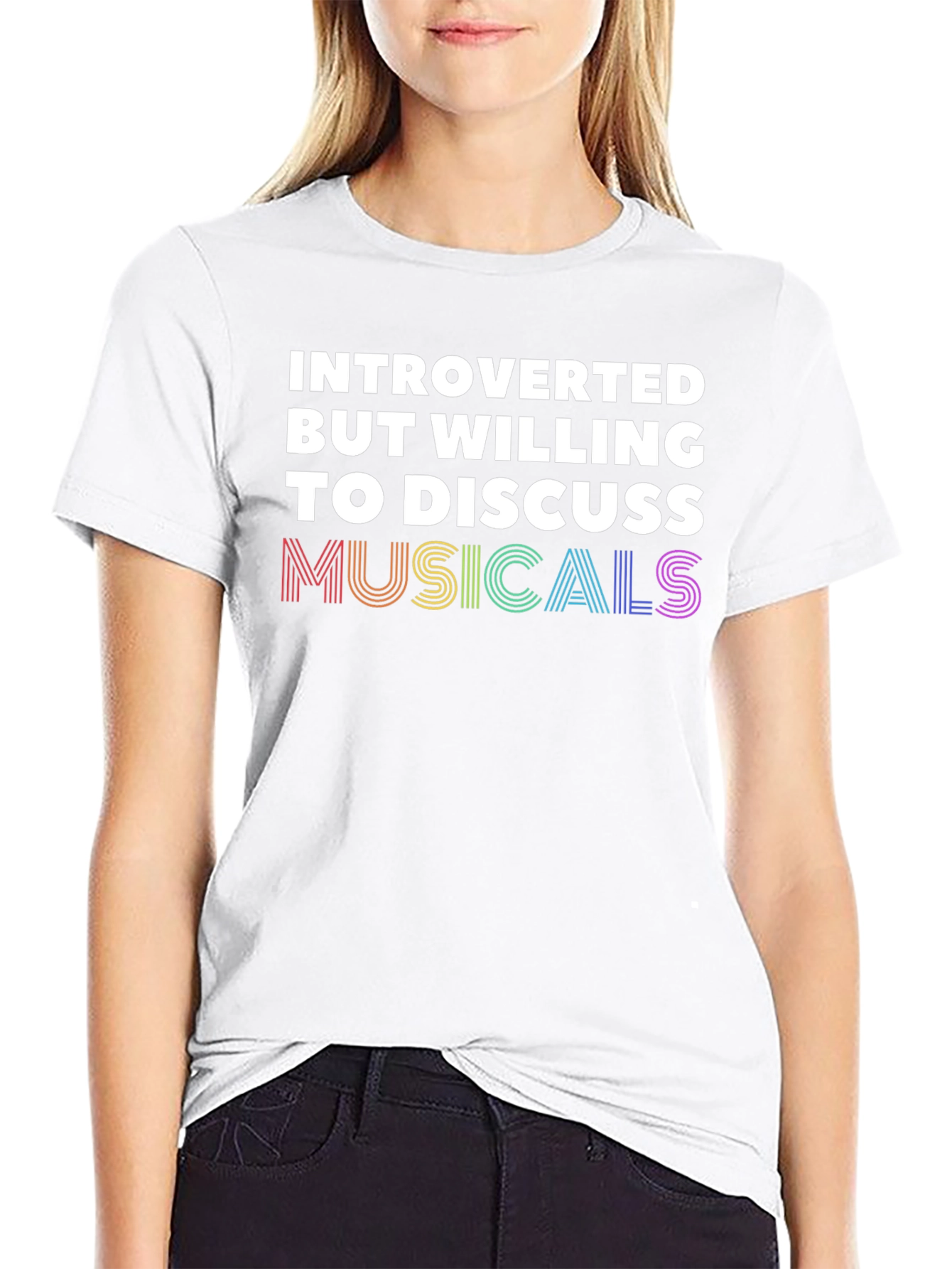 Introverted But Willing To Discuss Musicals T-Shirt