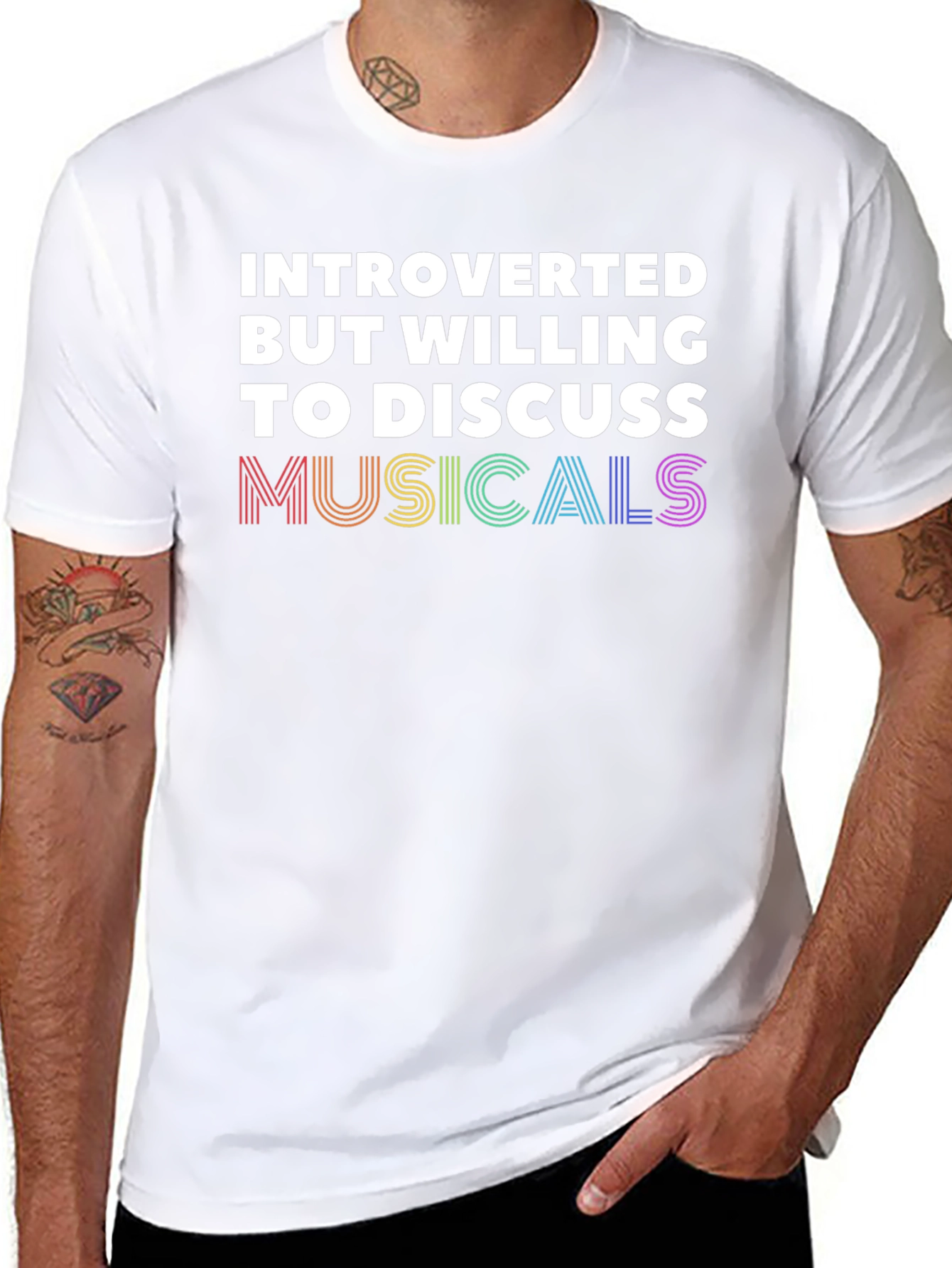 Introverted But Willing To Discuss Musicals T-Shirt