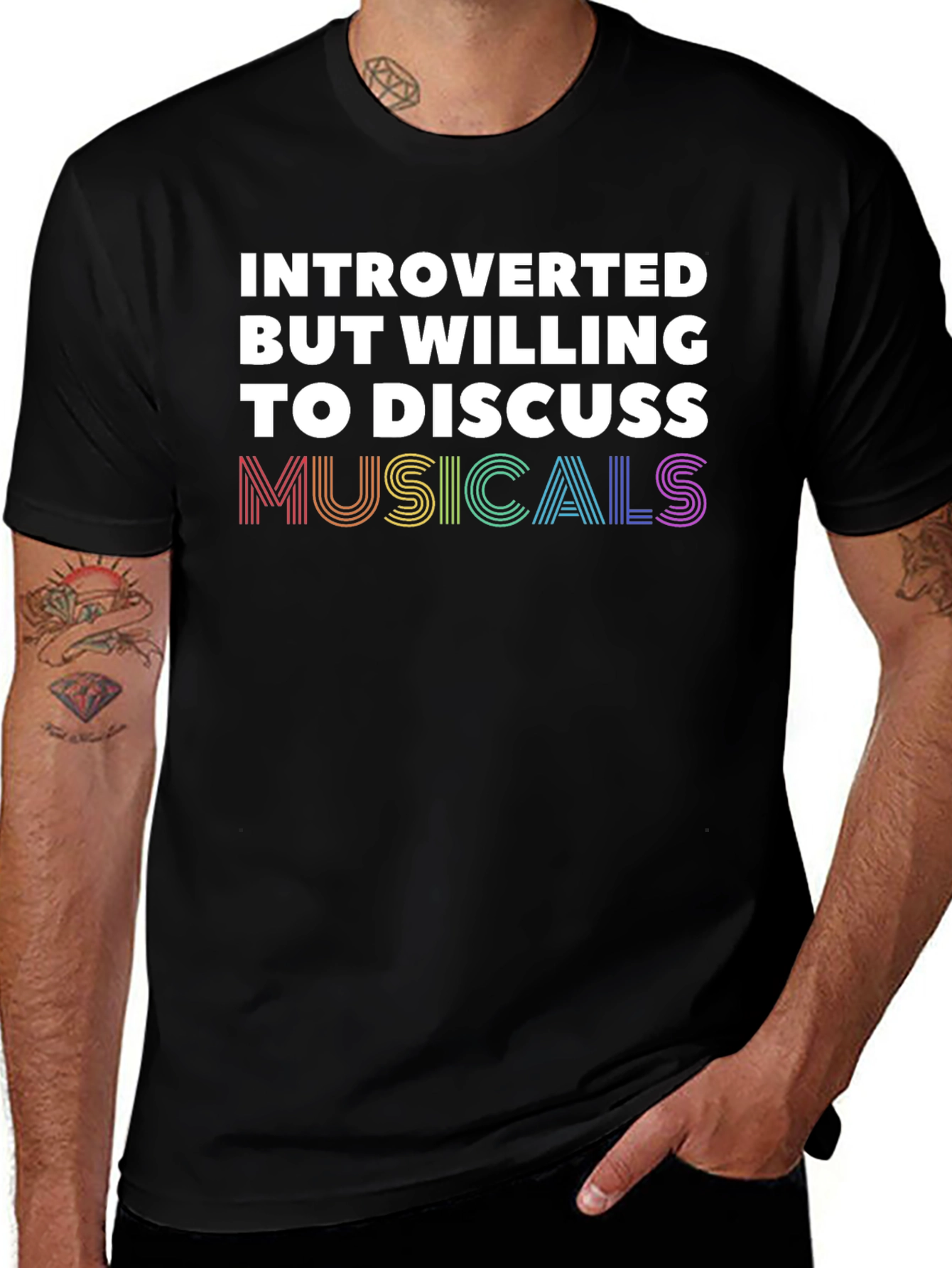 Introverted But Willing To Discuss Musicals T-Shirt