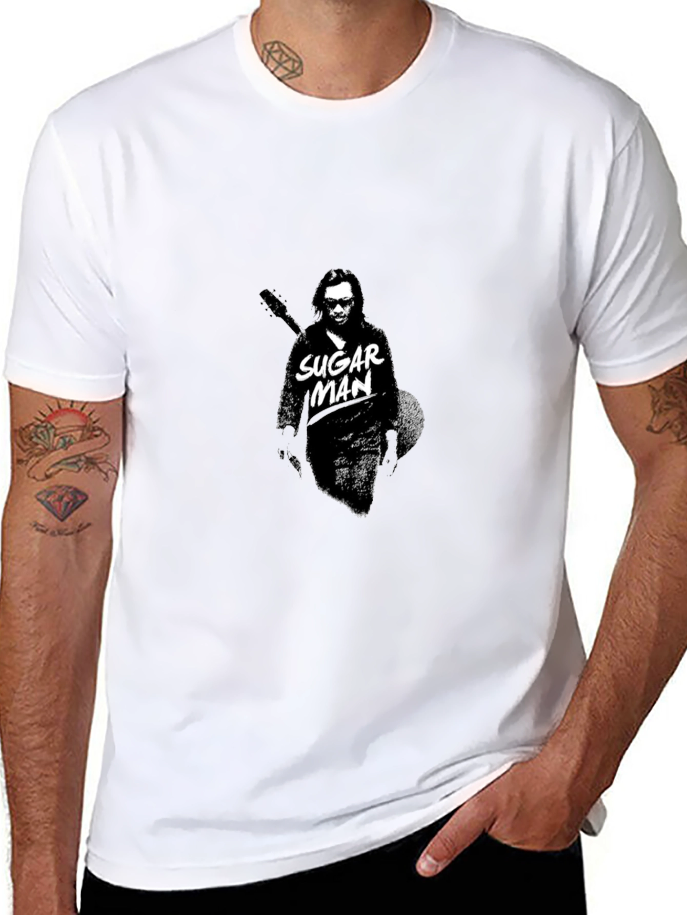 Sugar Man T-Shirt - Black Graphic Tee