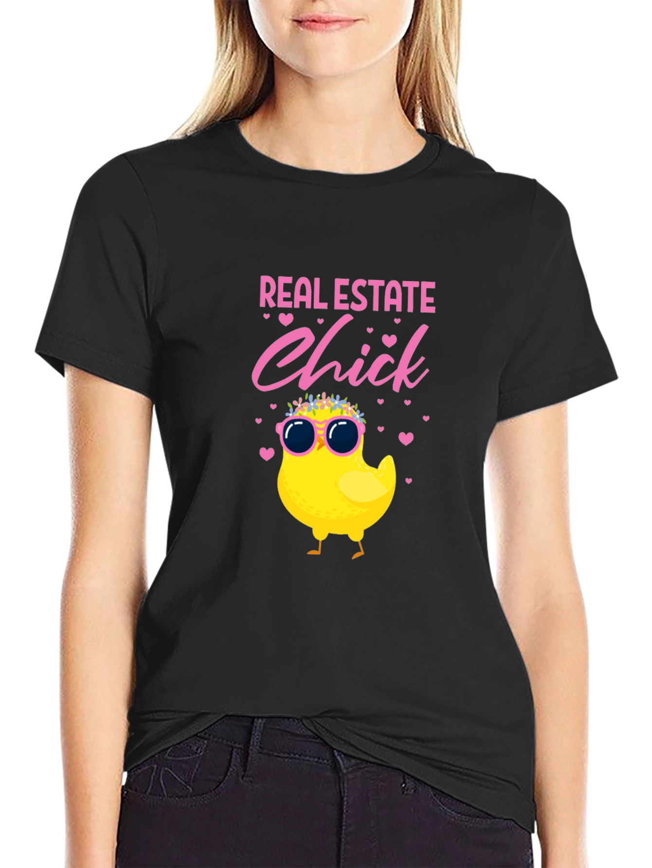Real Estate Chick T-Shirt - Cute Realtor Apparel