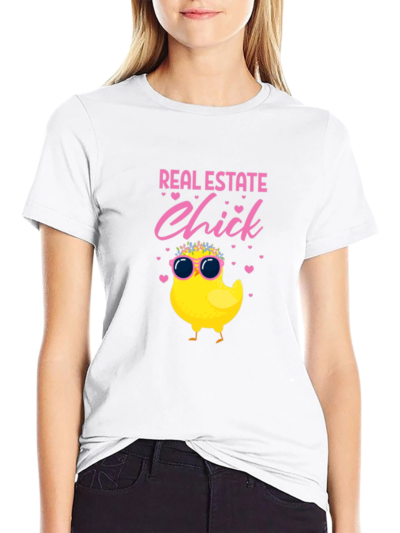 Real Estate Chick T-Shirt - Cute Realtor Apparel
