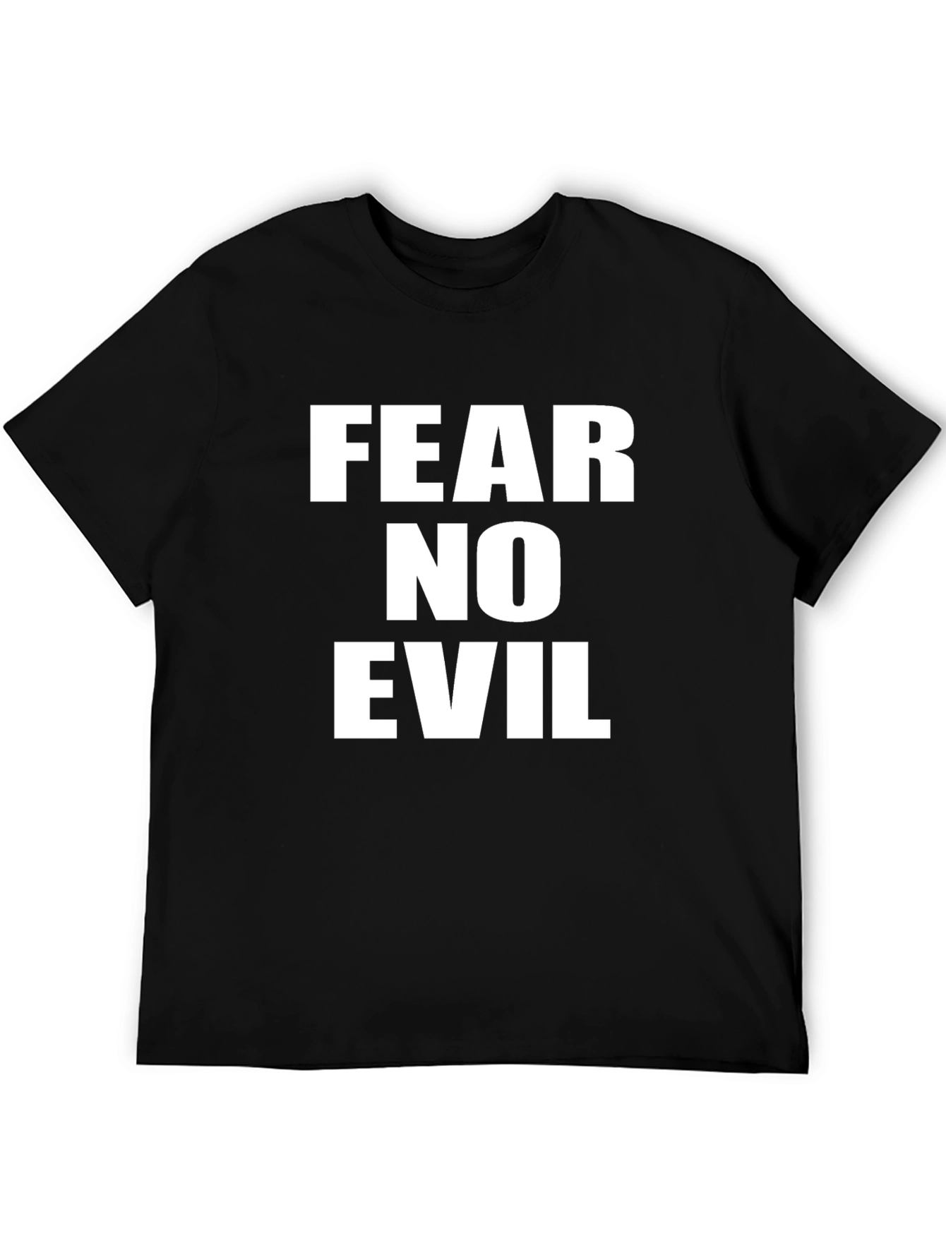Fear No Evil Graphic T-Shirt - Black