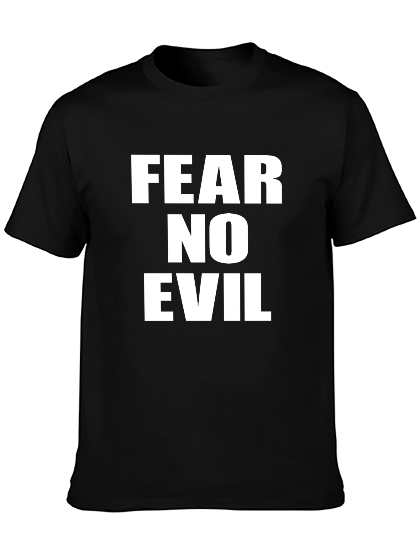 Fear No Evil Graphic T-Shirt - Black