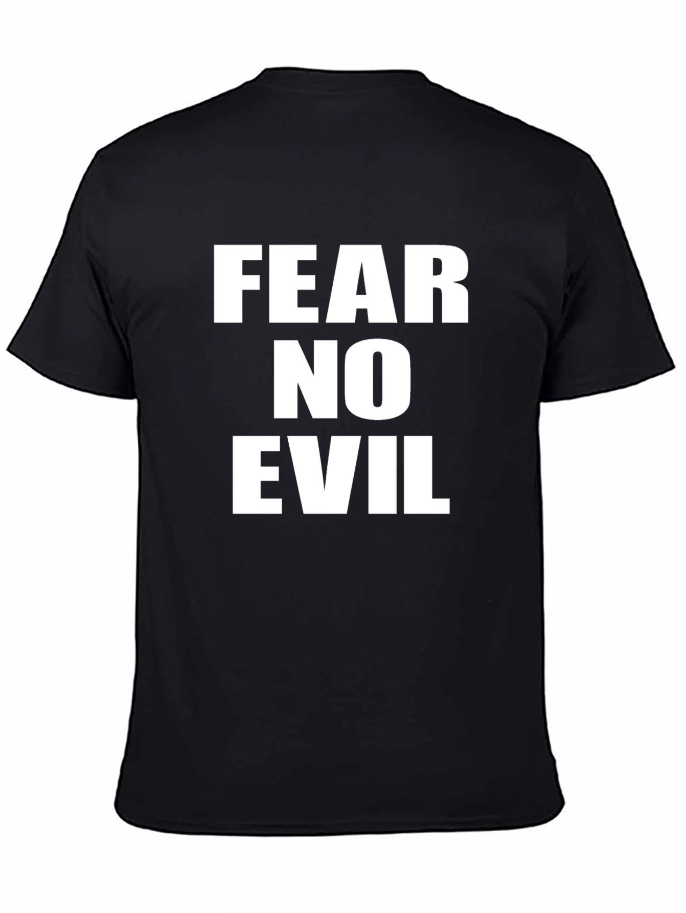Fear No Evil Graphic T-Shirt - Black