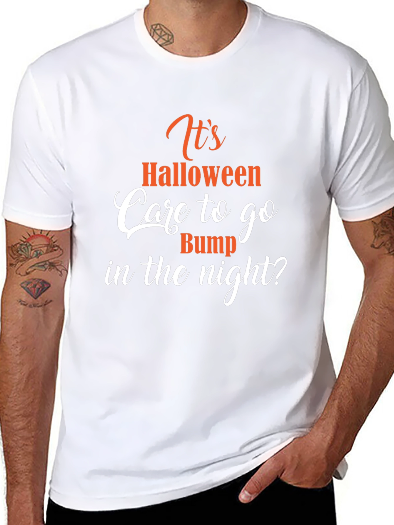 Halloween Tee: Care to go Bump in the Night?