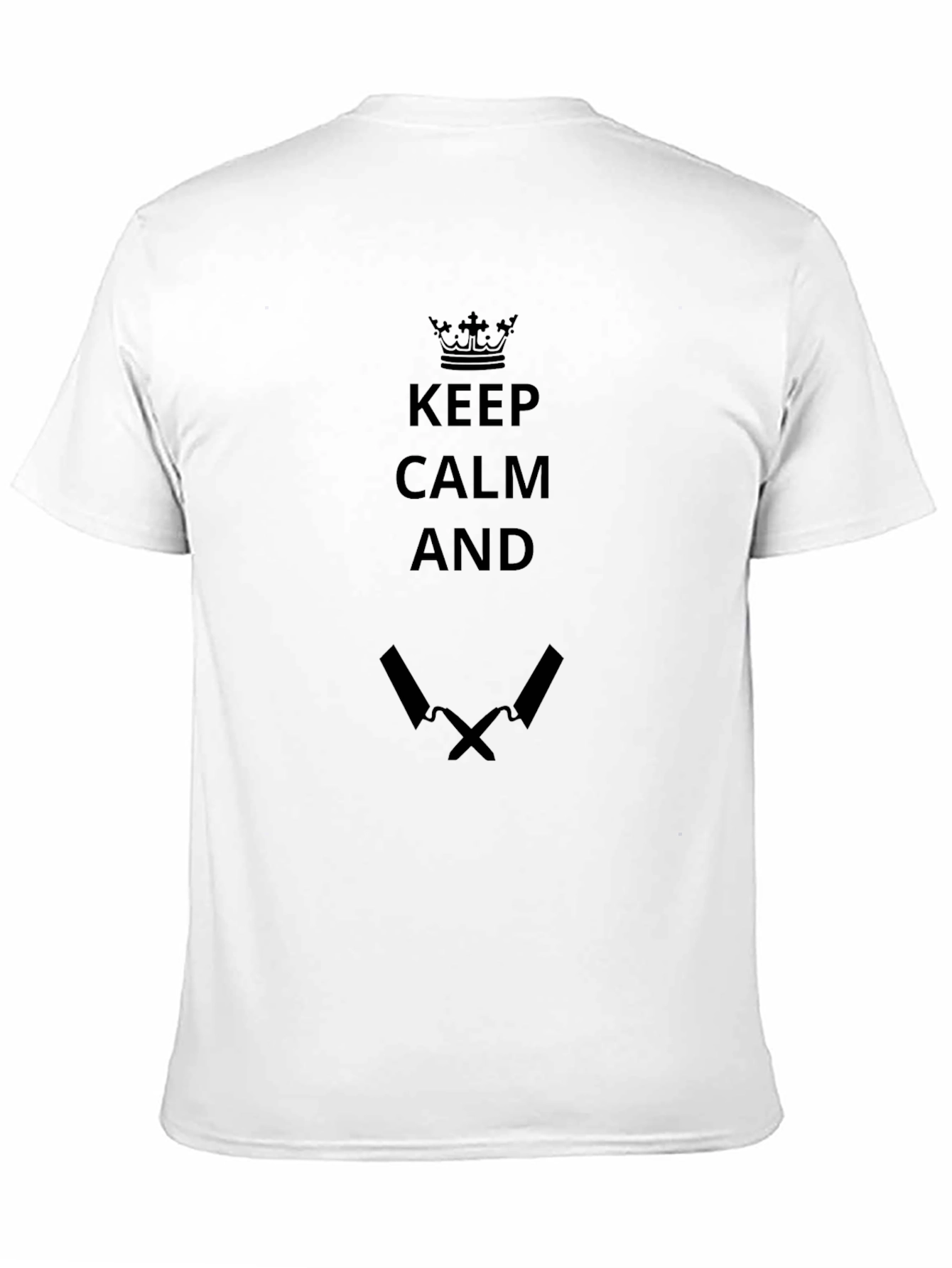 Keep Calm and Butcher Black T-Shirt