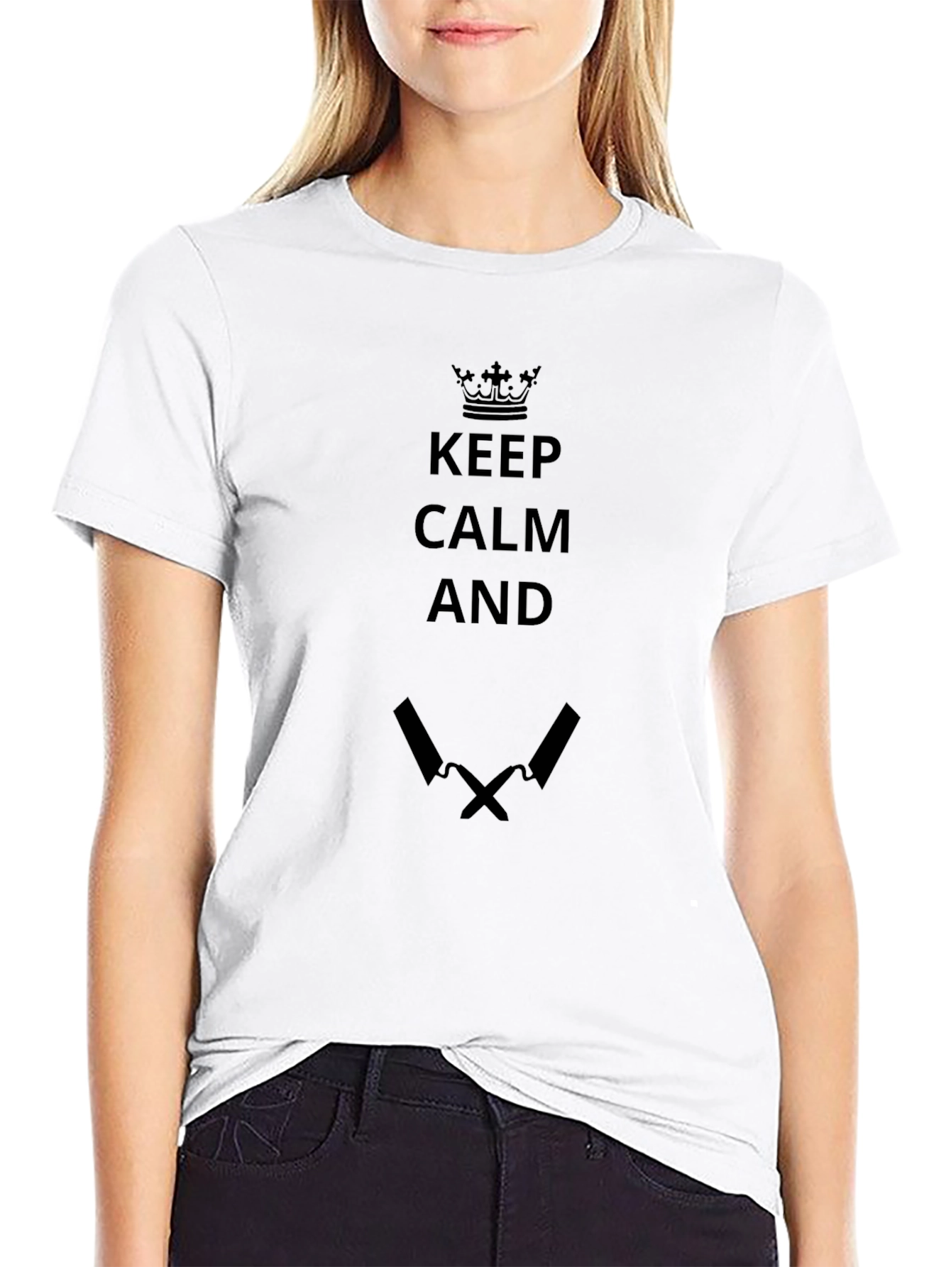 Keep Calm and Butcher Black T-Shirt