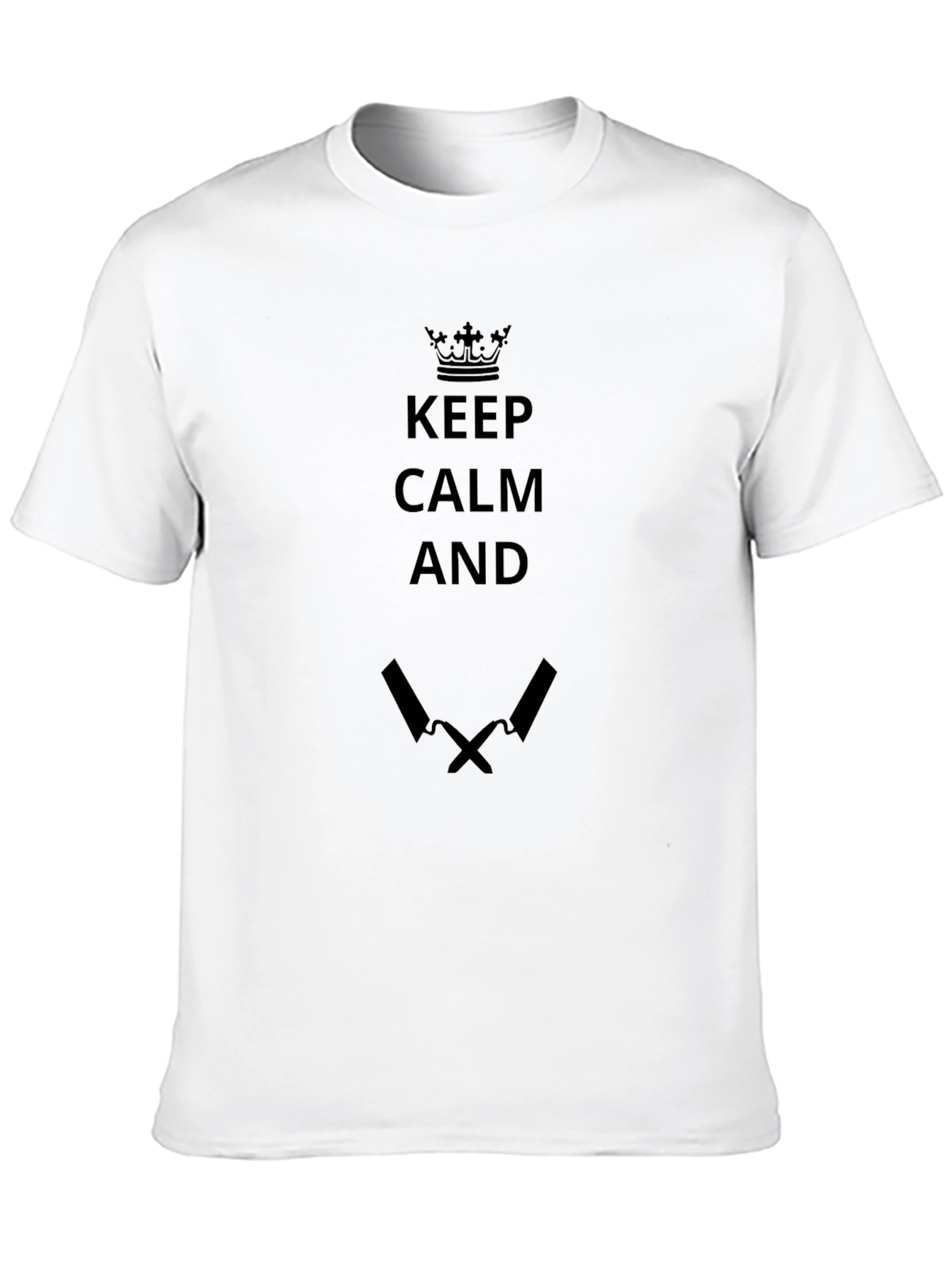 Keep Calm and Butcher Black T-Shirt