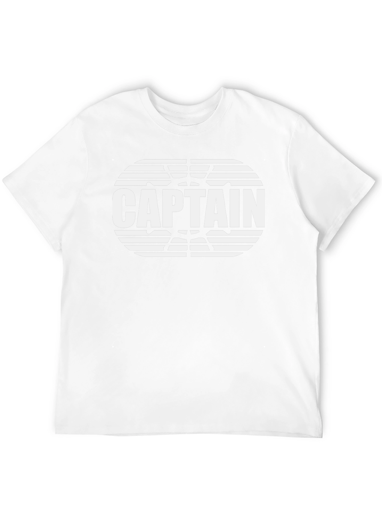 Captain Graphic Print Black T-Shirt