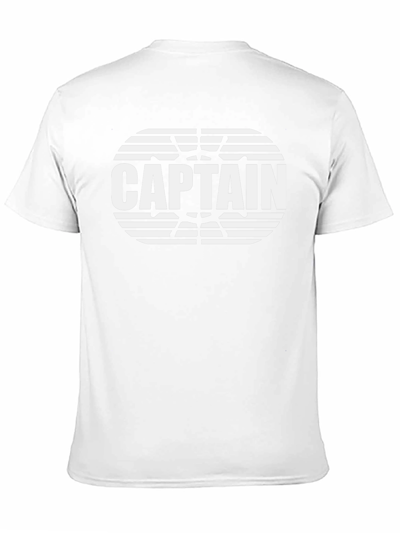 Captain Graphic Print Black T-Shirt