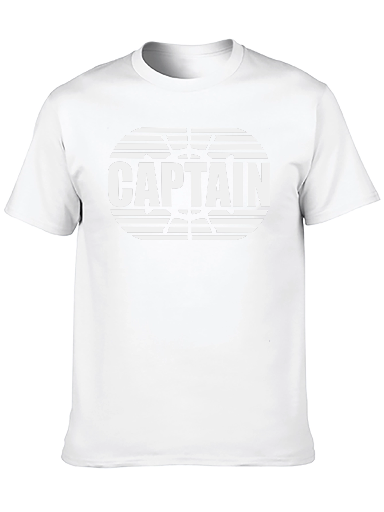 Captain Graphic Print Black T-Shirt