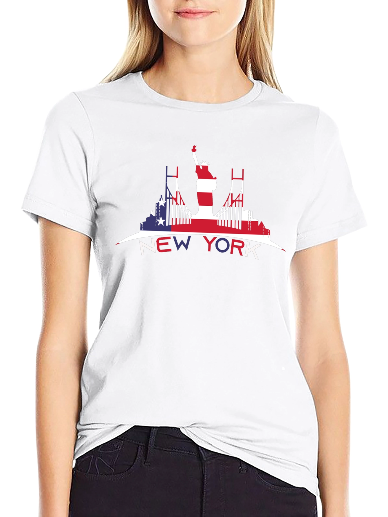 New York USA Flag T-Shirt