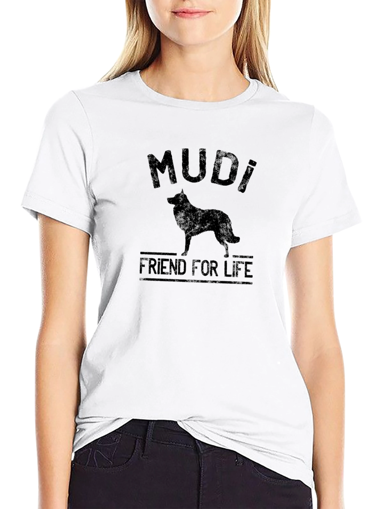 Mudi Dog Breed T-Shirt - Friend for Life