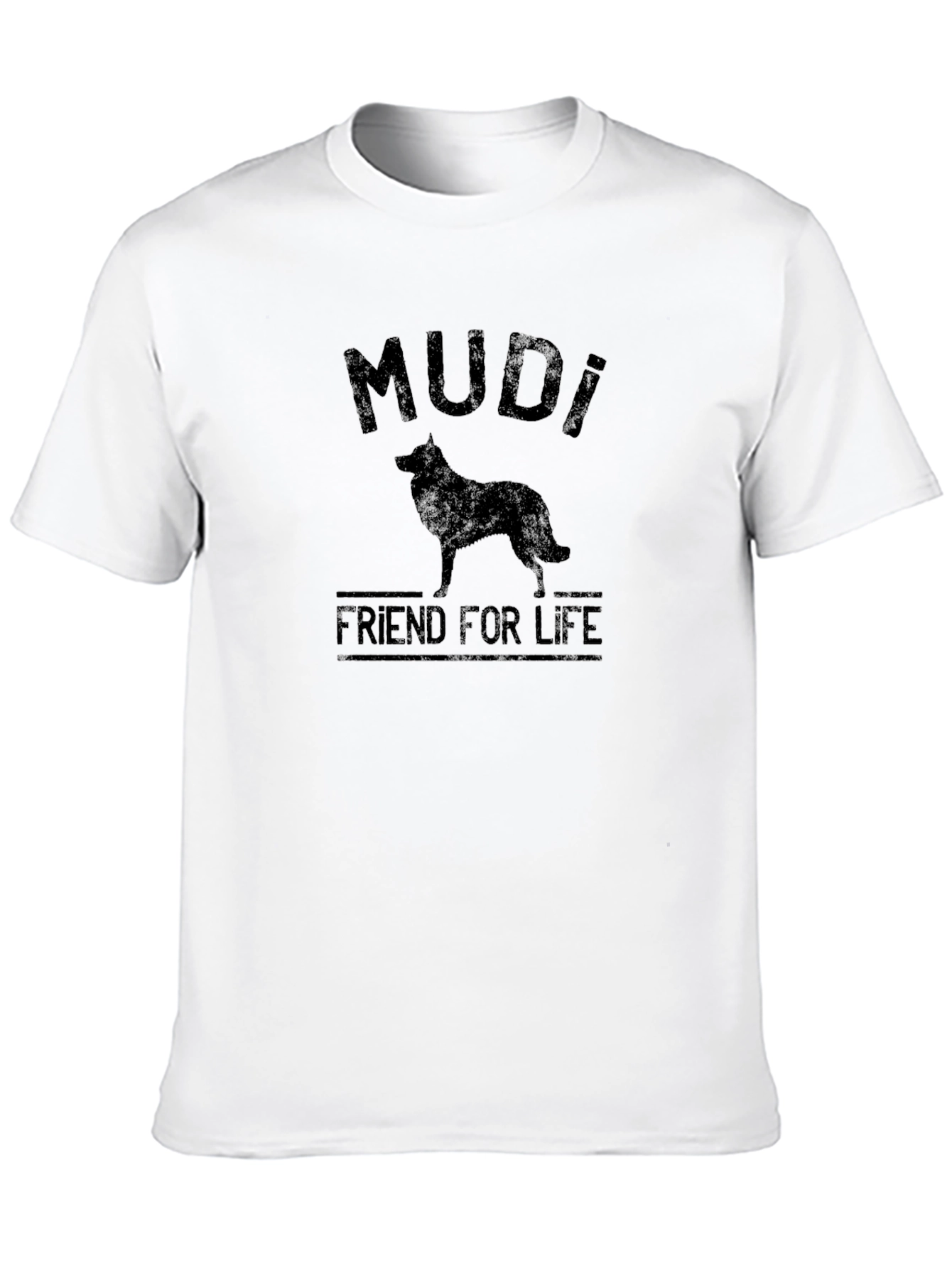 Mudi Dog Breed T-Shirt - Friend for Life
