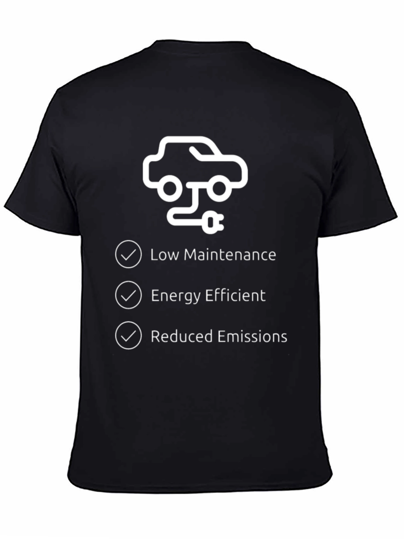 Electric Car T-Shirt - Low Maintenance Energy Efficient Tee