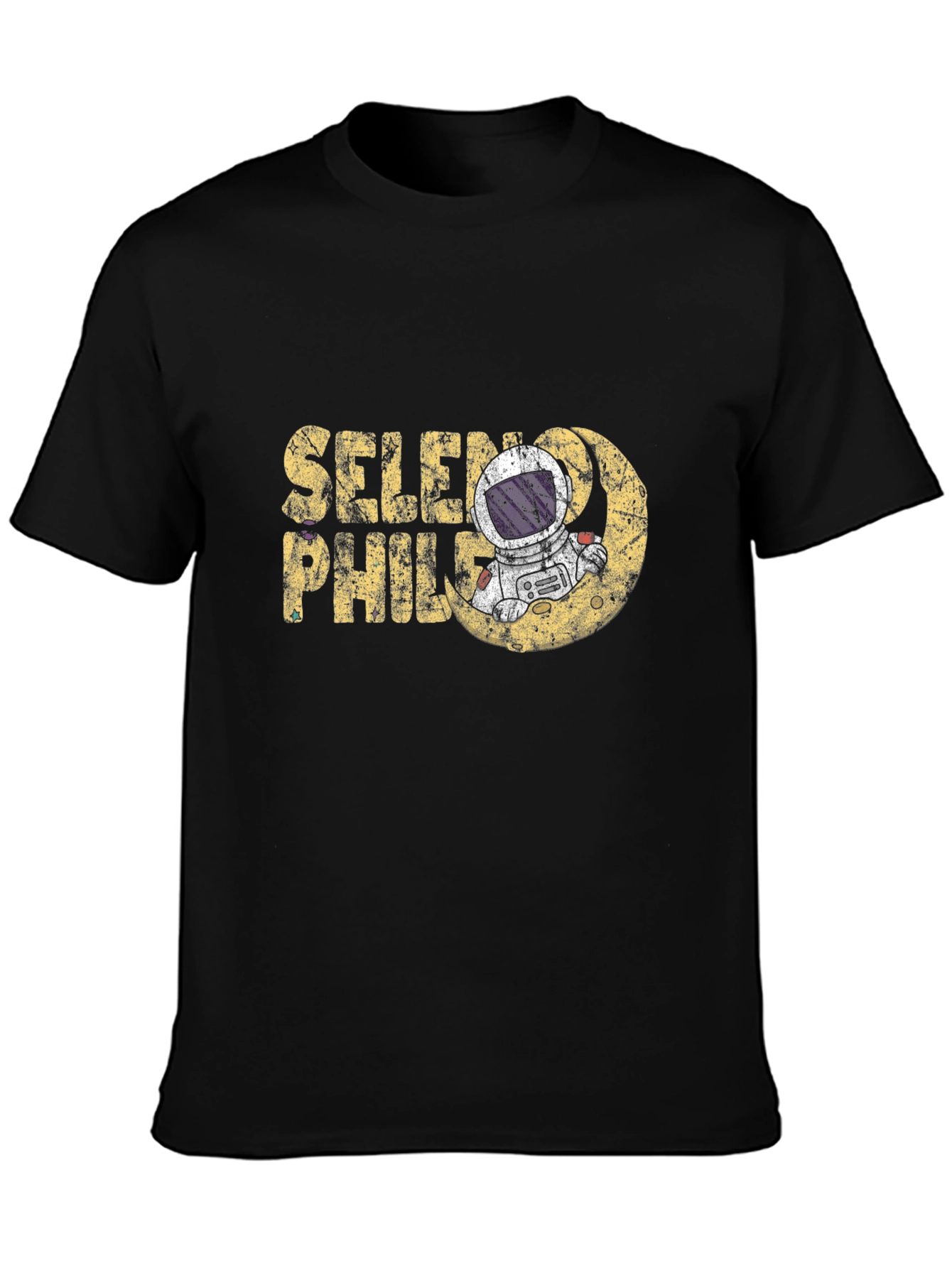 Seleno Philia Astronaut Graphic T-Shirt