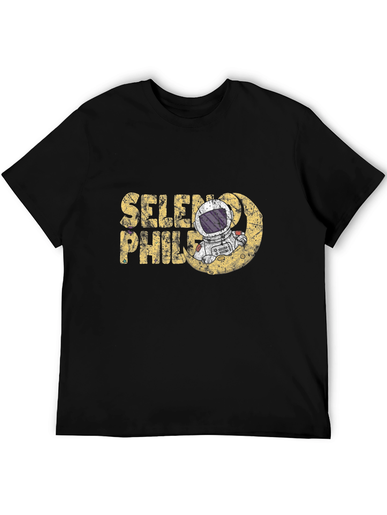 Seleno Philia Astronaut Graphic T-Shirt