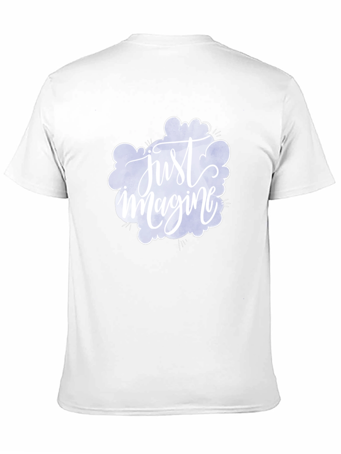 Just Imagine Graphic Tee - Black Cotton Comfort