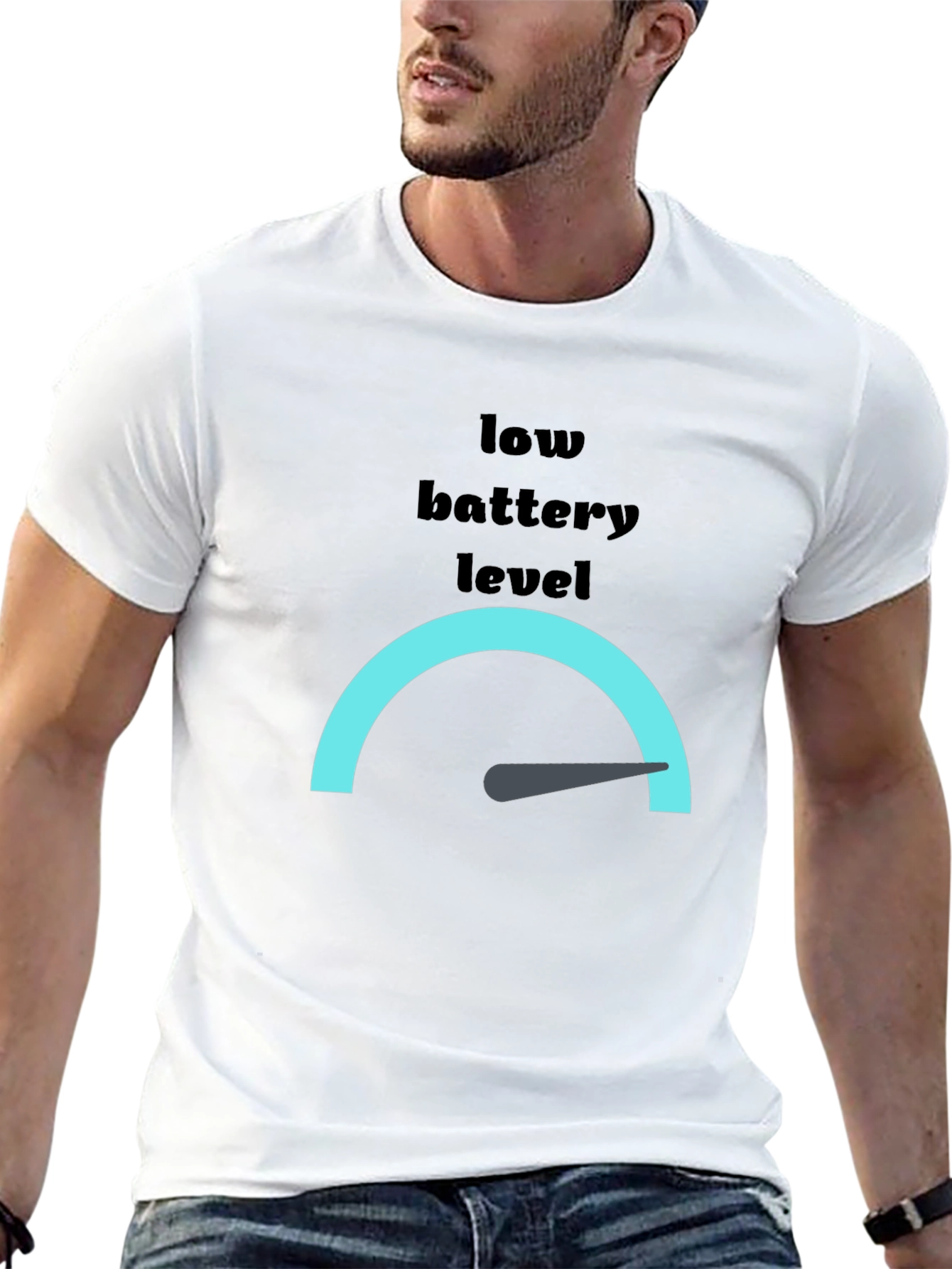 Low Battery Level Graphic Tee
