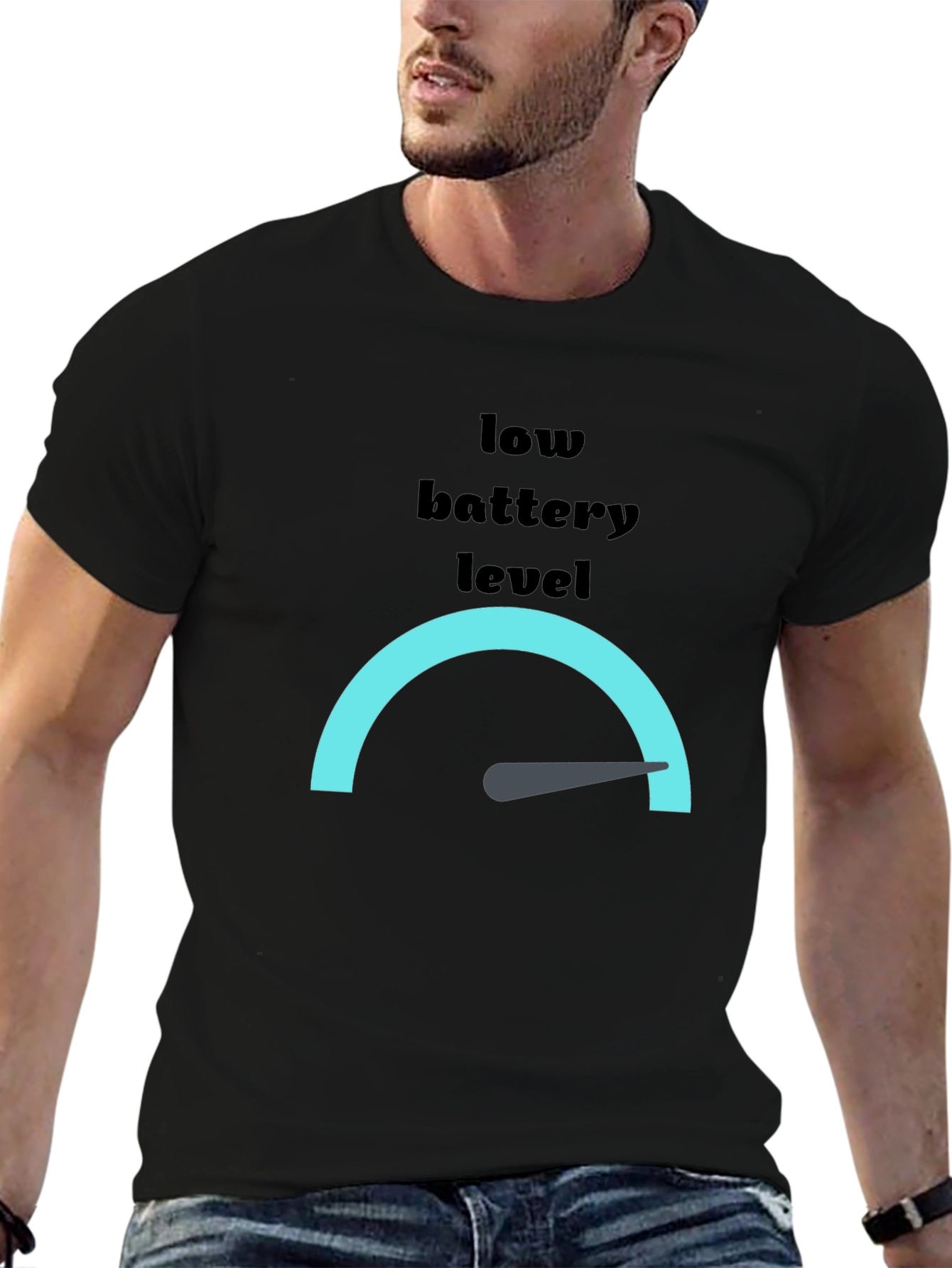 Low Battery Level Graphic Tee