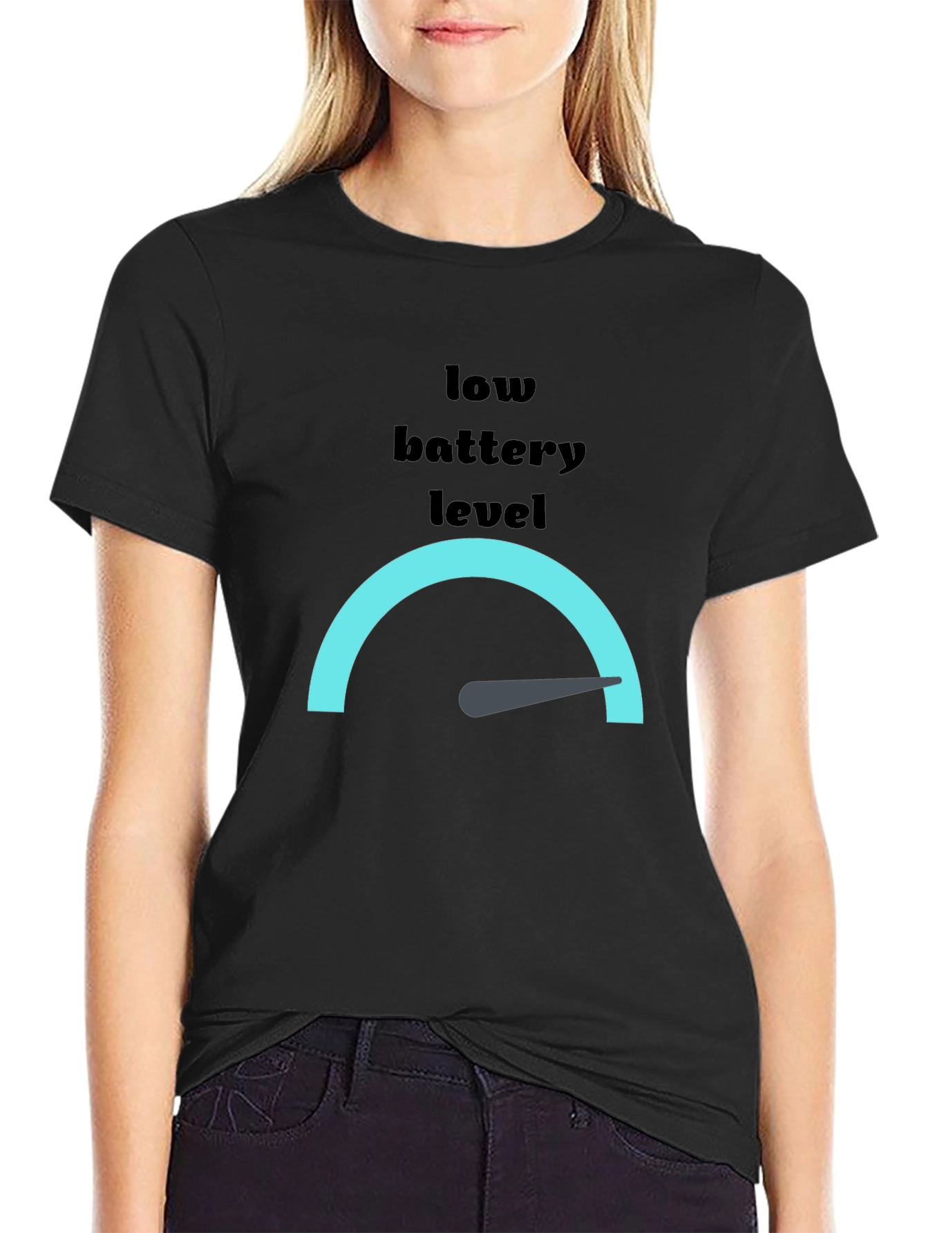Low Battery Level Graphic Tee