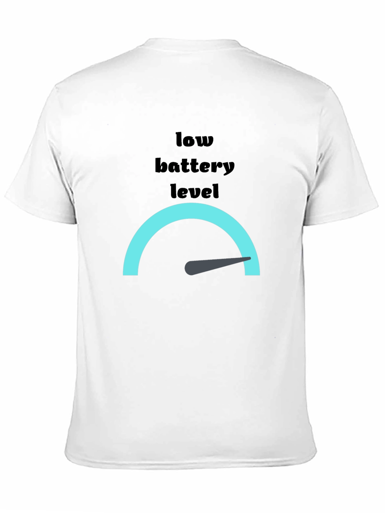 Low Battery Level Graphic Tee